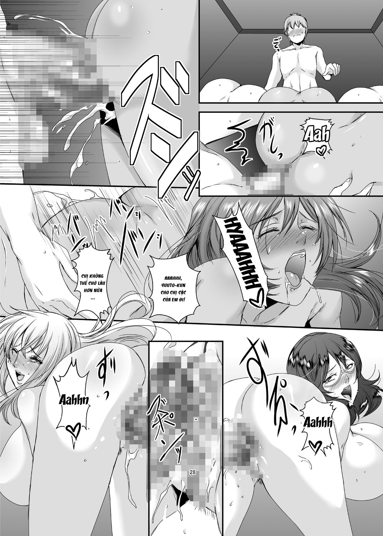 Đọc truyện hentai Oku-sama wa Moto Yariman - Chap 3