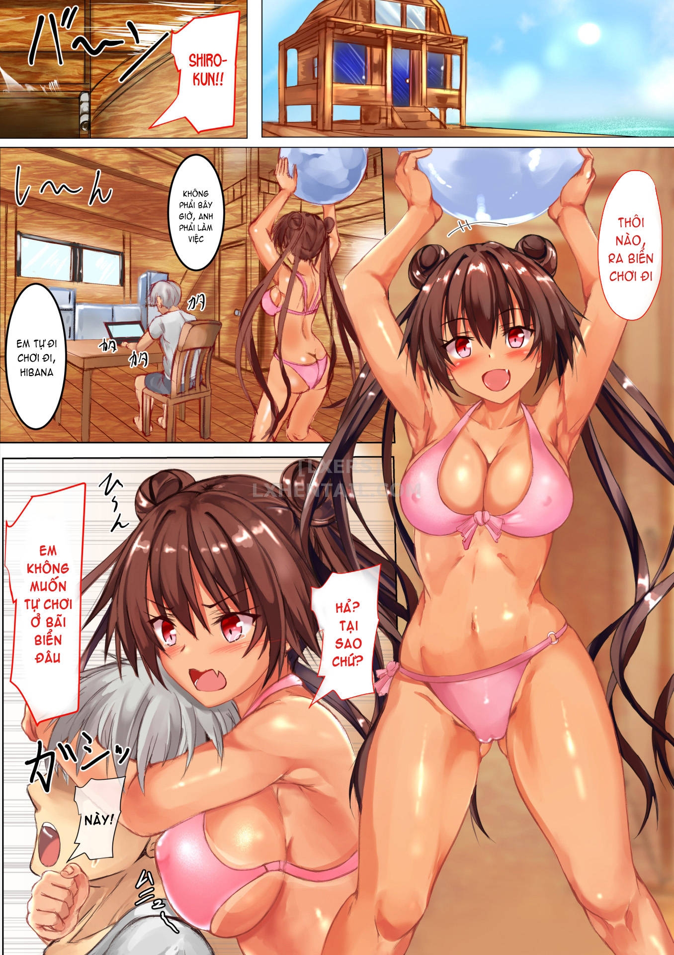 Đọc truyện hentai Hibana-Chan No Kusuguri Sex Life - Oneshot