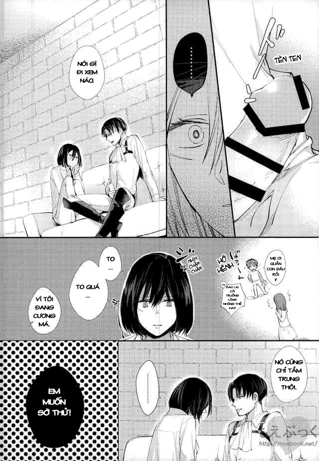 Đọc truyện hentai Chẳng thể đợi chờ (Shingeki no Kyojin) - Oneshot