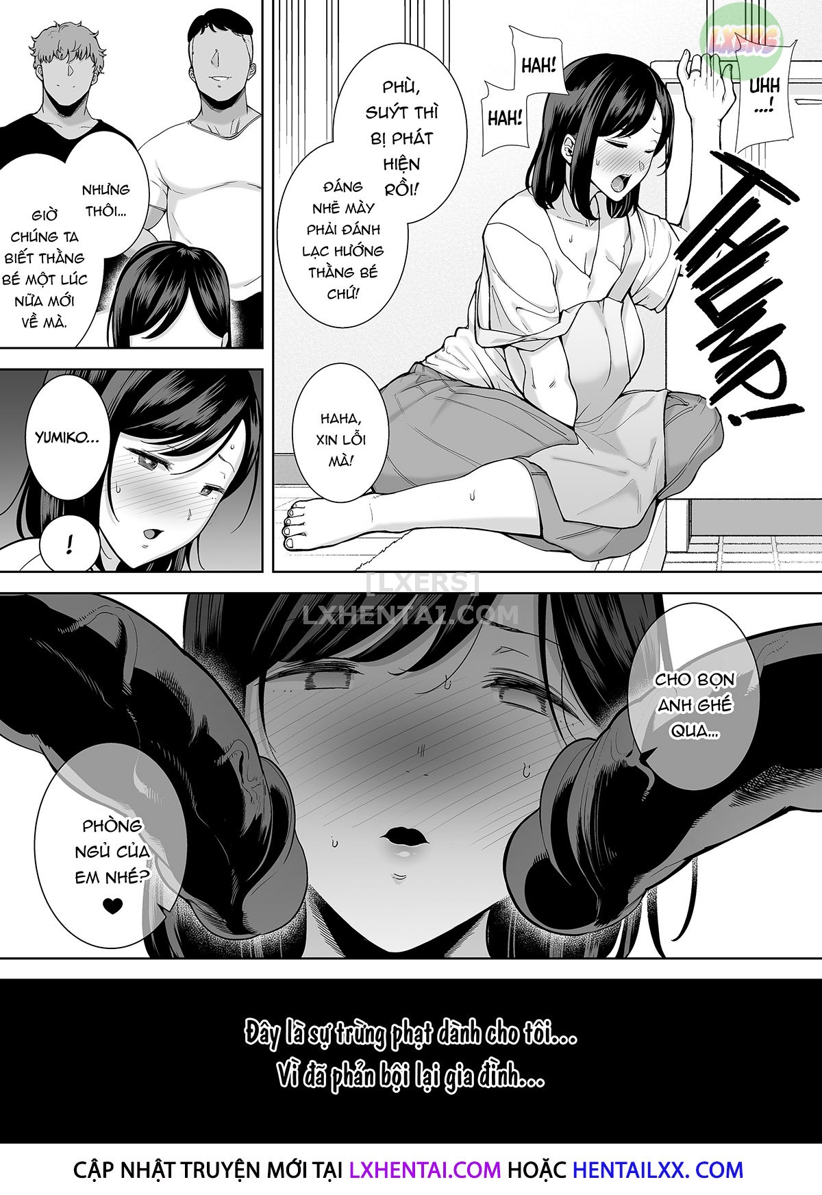 Đọc truyện hentai Natsuzuma ~Natsu, Ryokan, Nanpa Otoko-Tachi Ni Ochita Tsuma~ - Chap 4 - Không che