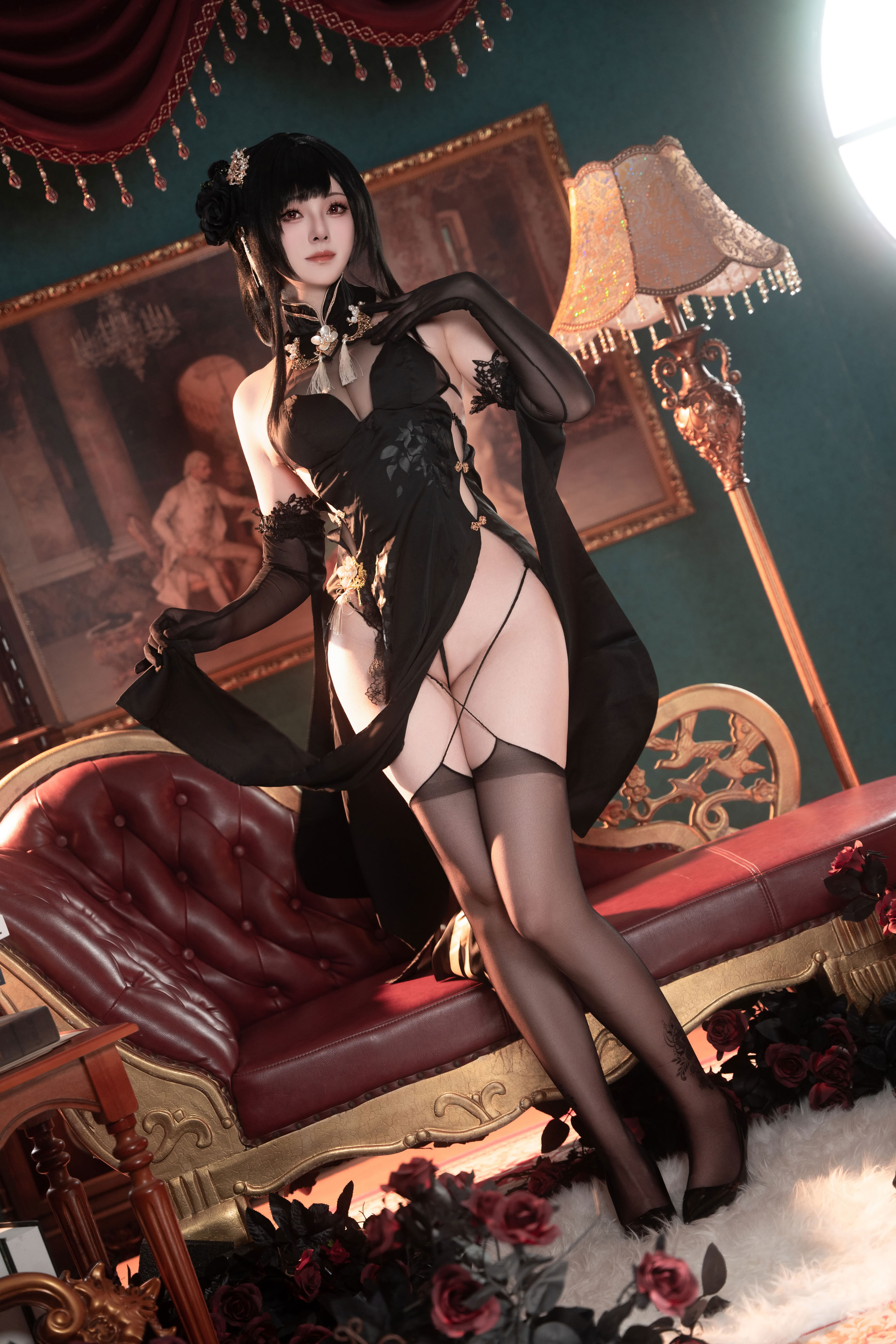 Đọc truyện hentai Tuyển tập Albums siêu phẩm Cosplay - Chap 1241 - Natsuko - Azur Lane Zhenhai Cheongsam