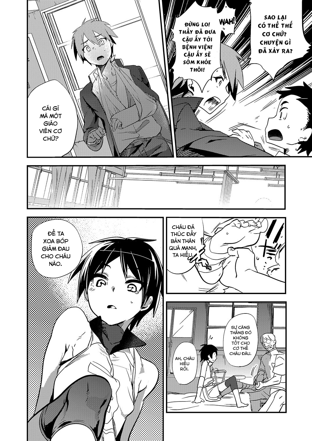 Đọc truyện hentai Nakimushi Buchou Make nai de - Oneshot