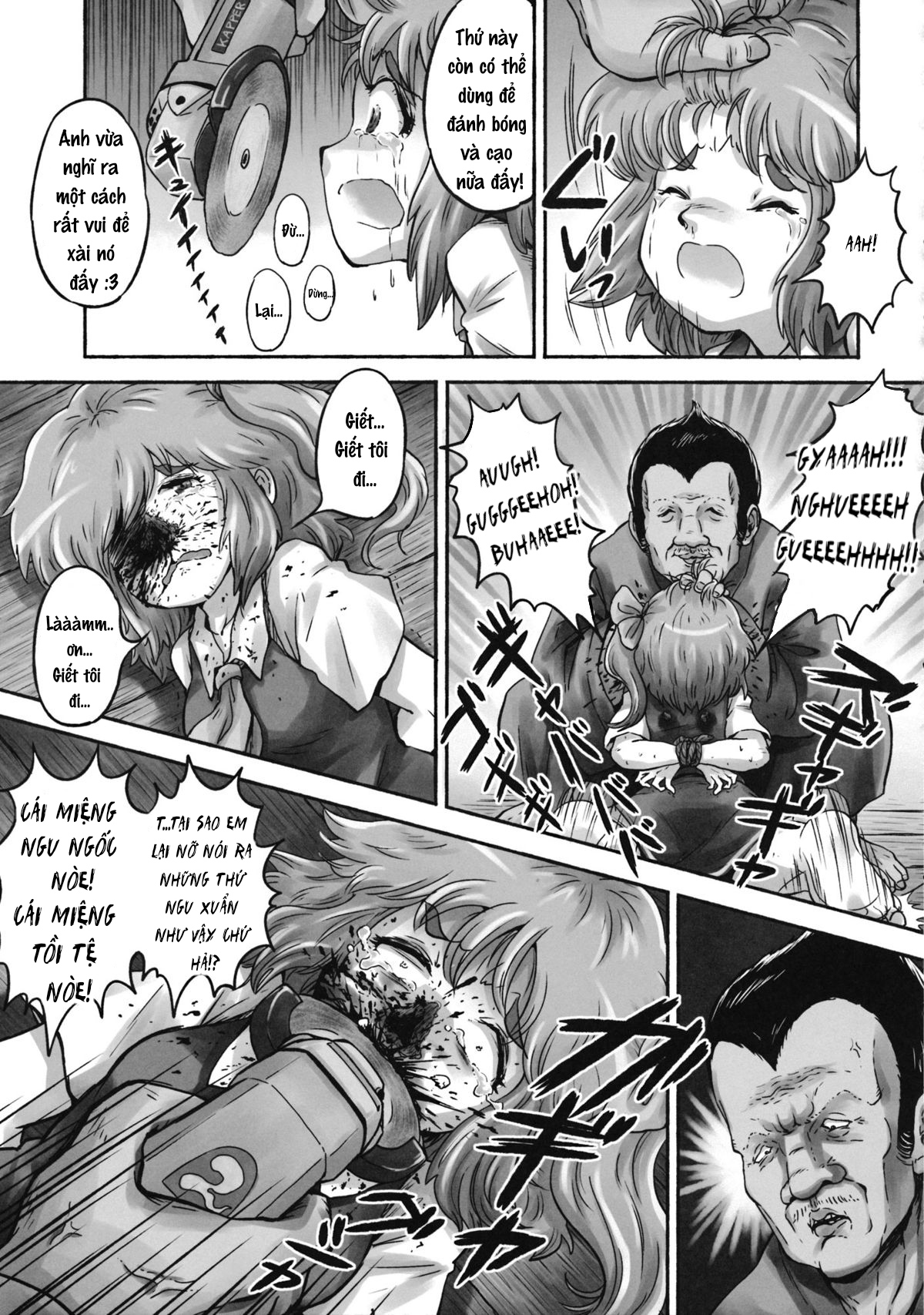 Đọc truyện hentai Tuyển tập guro ngắn( Touhou Project) - Búa và máy mài