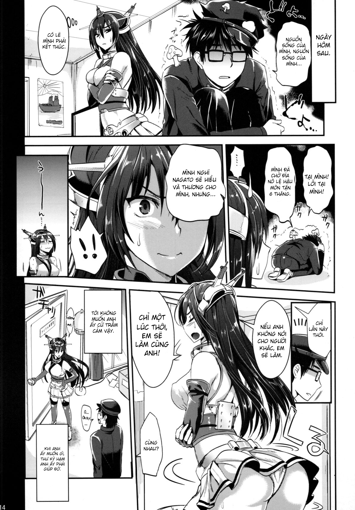Đọc truyện hentai Senkan Nagato to Hentai Teitoku (Kantai Collection -KanColle-) - Oneshot