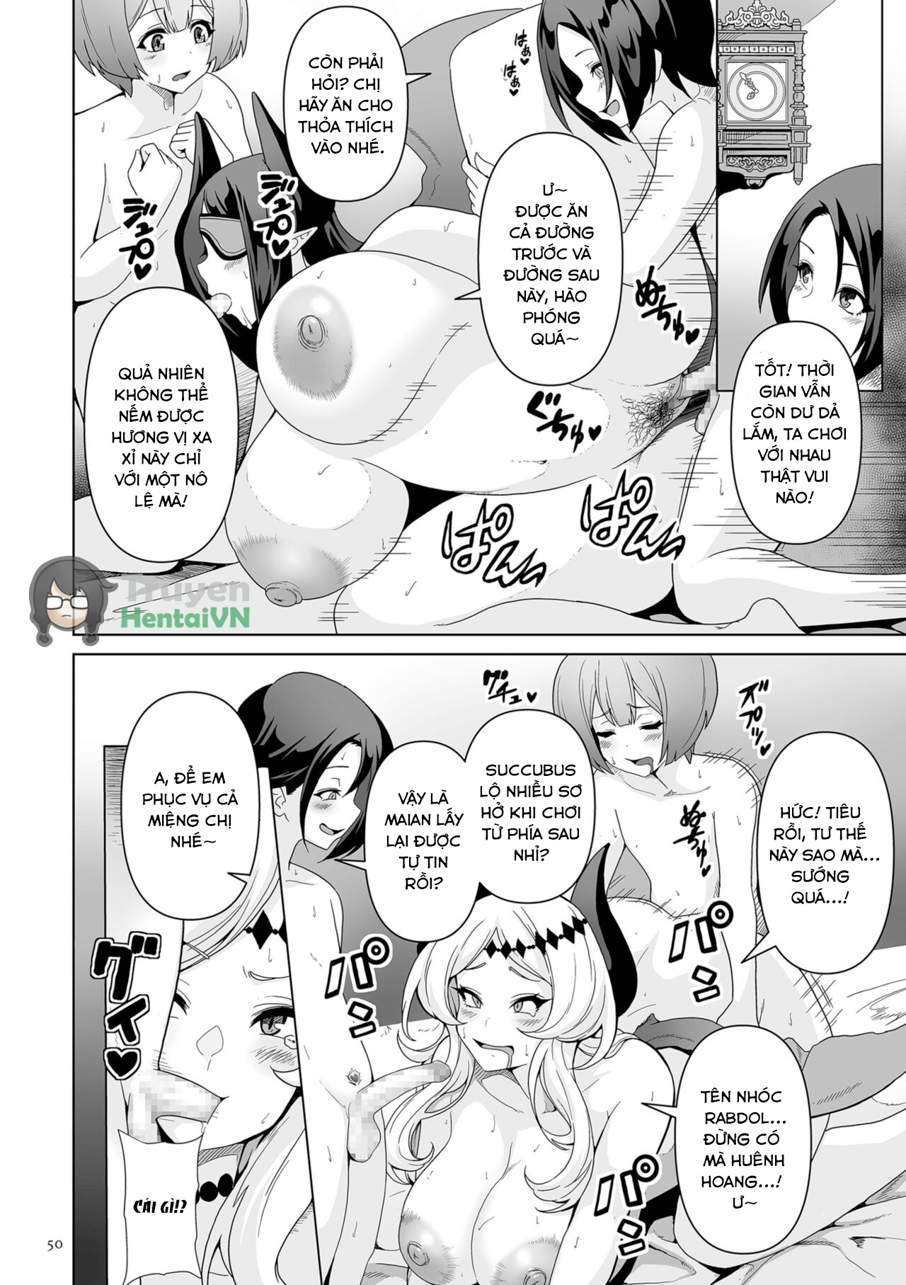 Đọc truyện hentai Vương quốc Succubus thèm bú - Chap 2