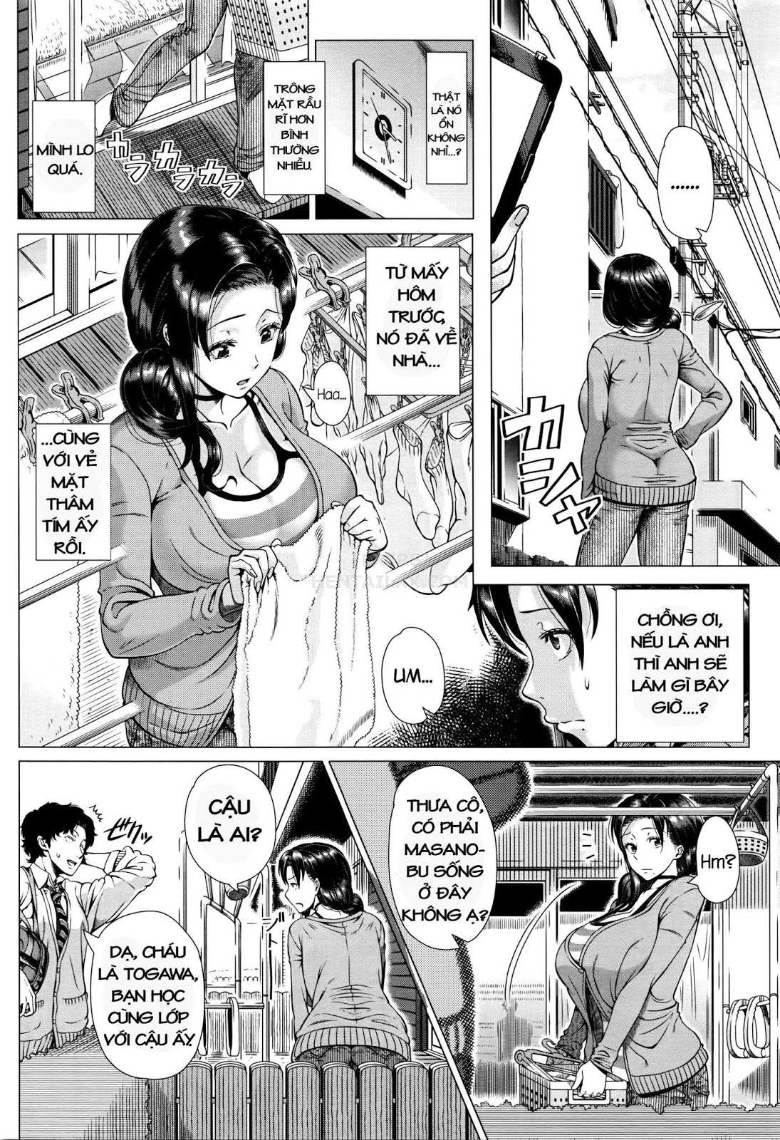 Đọc truyện hentai Hajimete no Hitozuma - Chap 4
