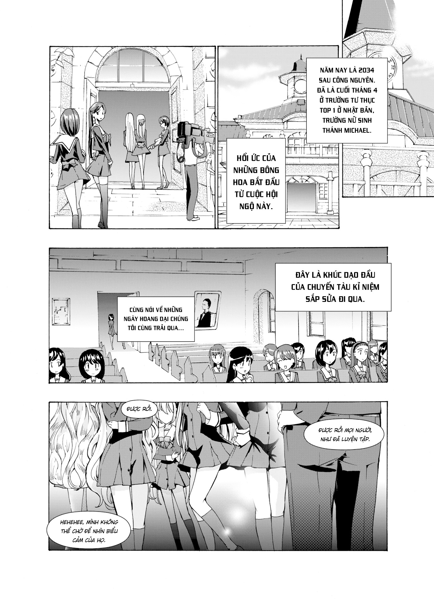 Đọc truyện hentai Tuyển Tập Yuri Một Nắng - Hộp Nhạc Ký Ức - Chap 1: Overture to Flowering