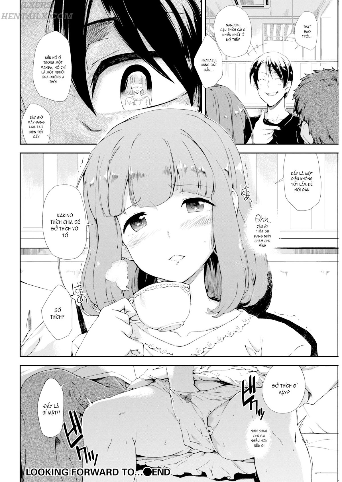 Đọc truyện hentai Mienai Tokoro De - Chap 1: Looking Forward To...