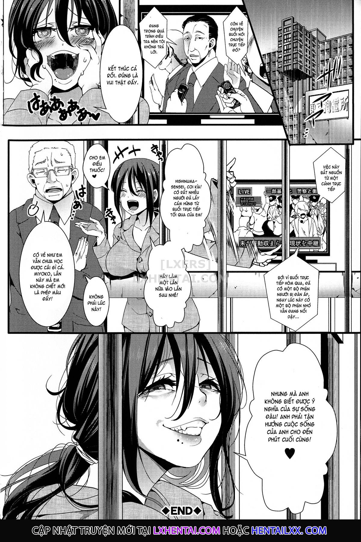 Đọc truyện hentai Mesu Ana Muhou Chitai Muyou No Chitsu-Nai-Dashi Choueki - Chap 8 - END