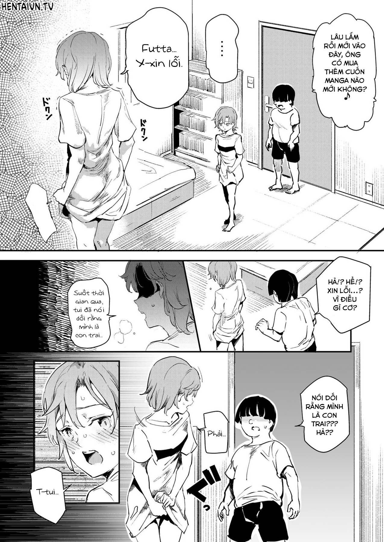 Đọc truyện hentai Mùa hè năm ấy, tôi phát hiện ra thằng bạn thân thuở nhỏ... là con gái! - Chap 1.1