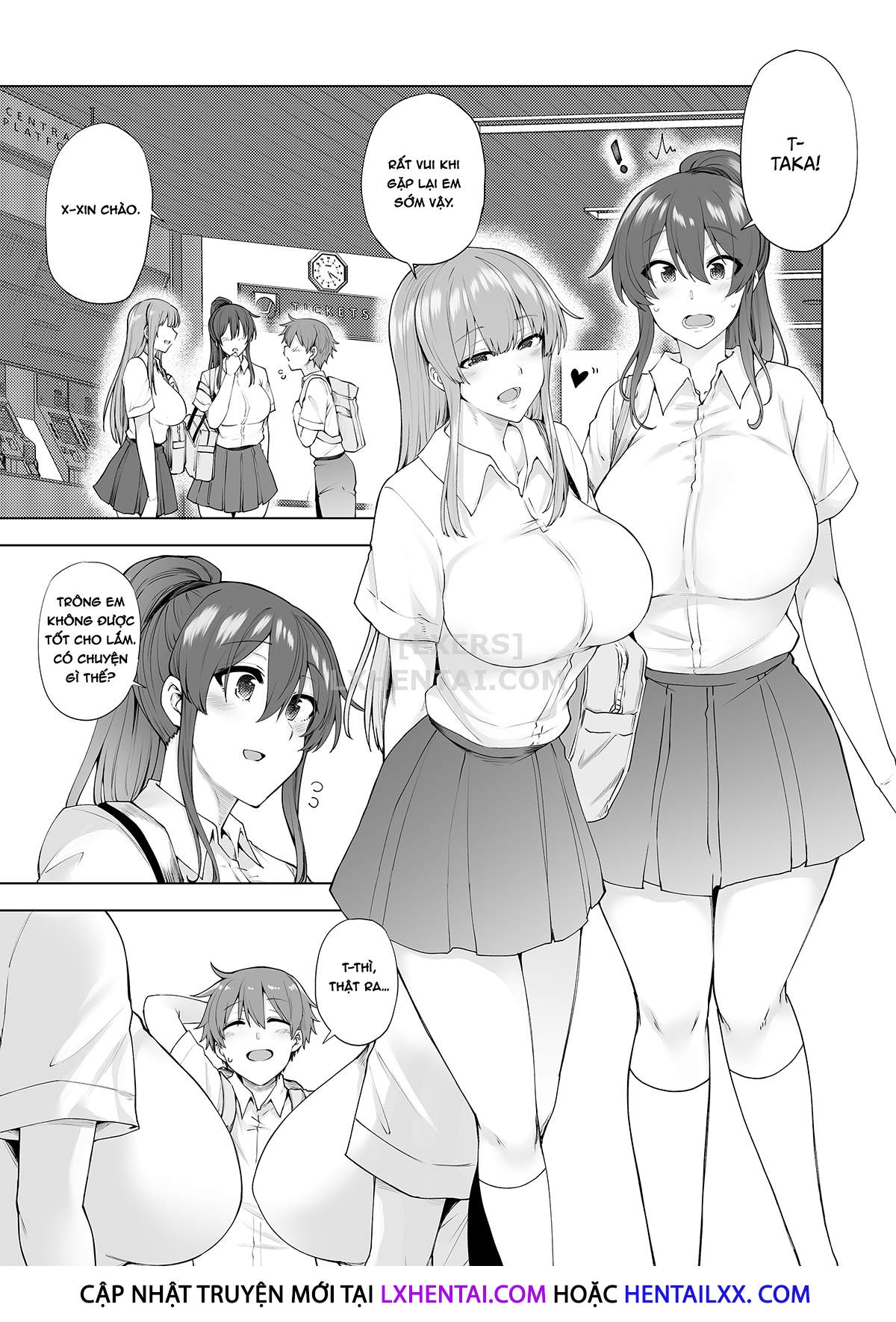 Đọc truyện hentai Onee-chan no Wasuremono o Todoke ni Kita Hazu nanoni - Chap 3 - Away Game