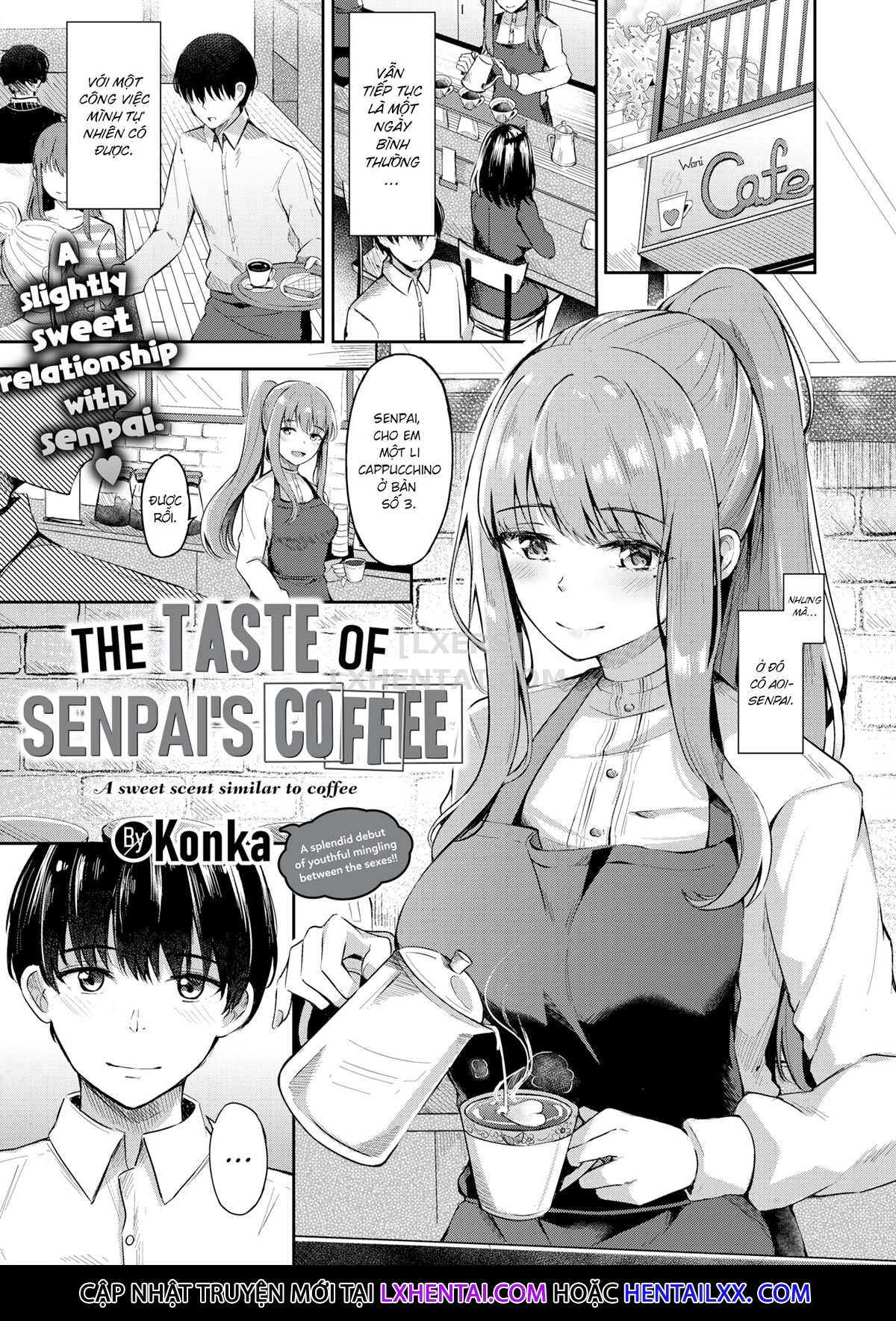 Đọc truyện hentai The Taste of Senpai's Coffee - Oneshot