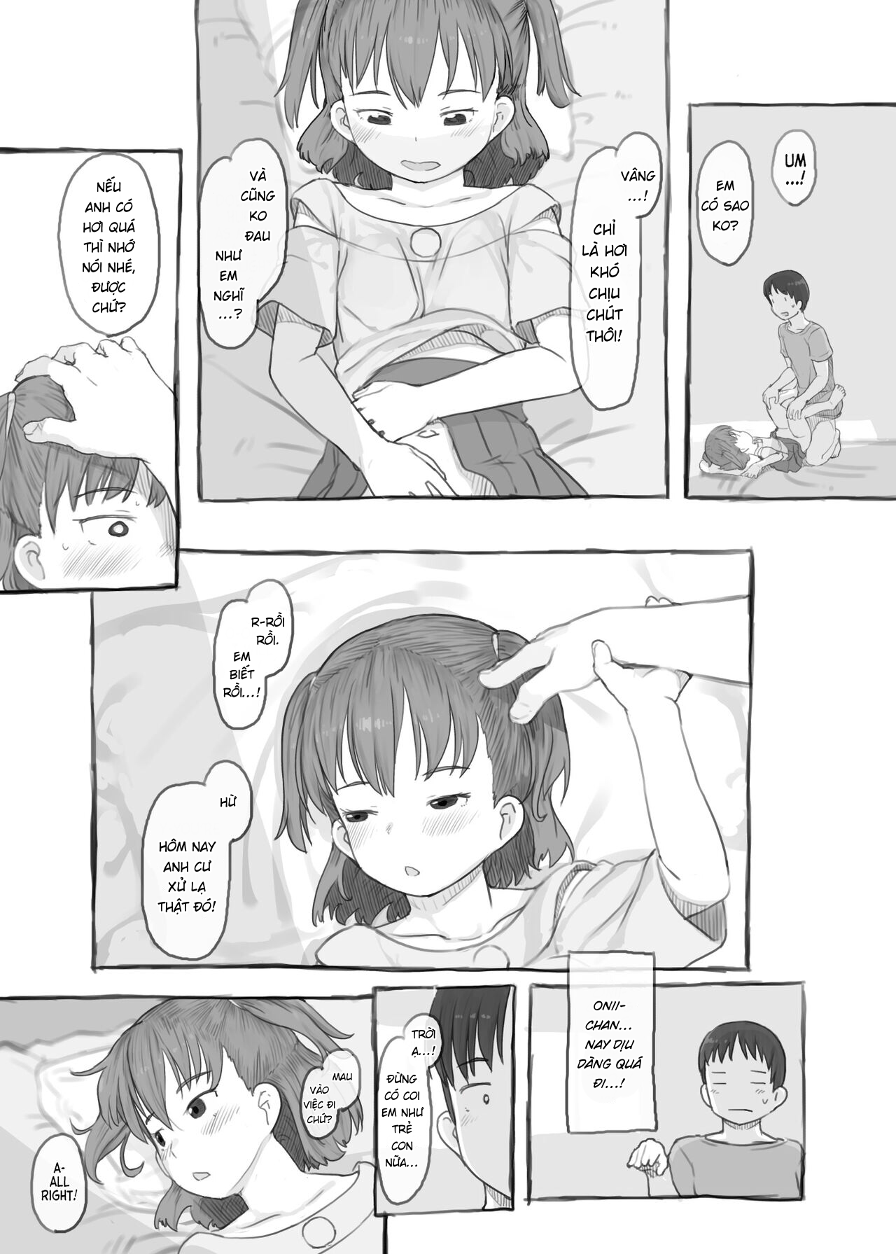 Đọc truyện hentai Fap cùng em gái - Chap 2.1