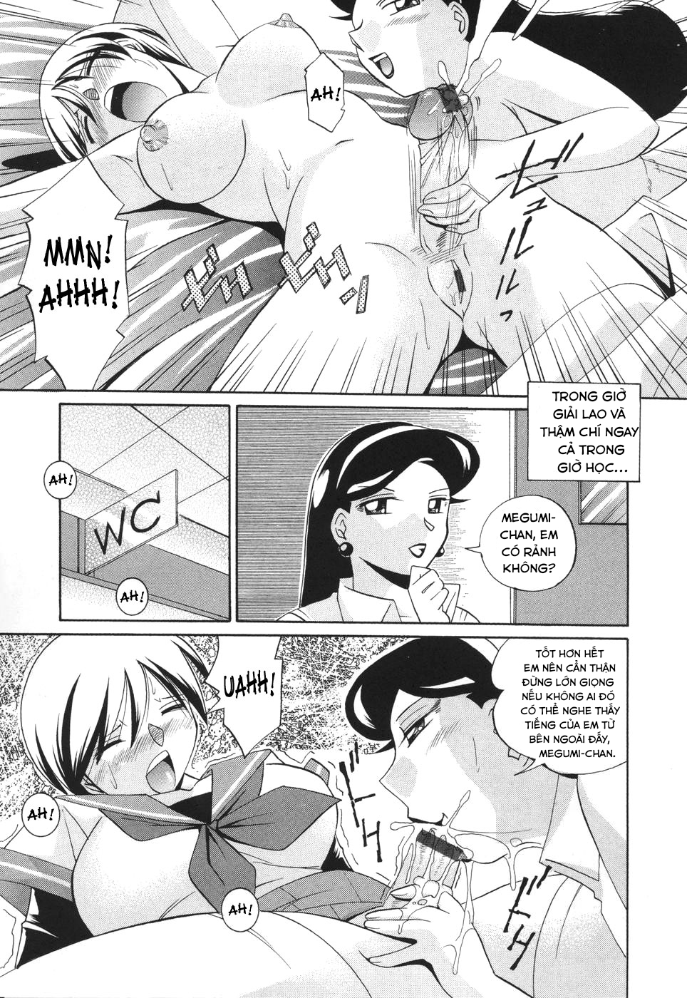 Đọc truyện hentai Sennou Gakuen - Chap 4