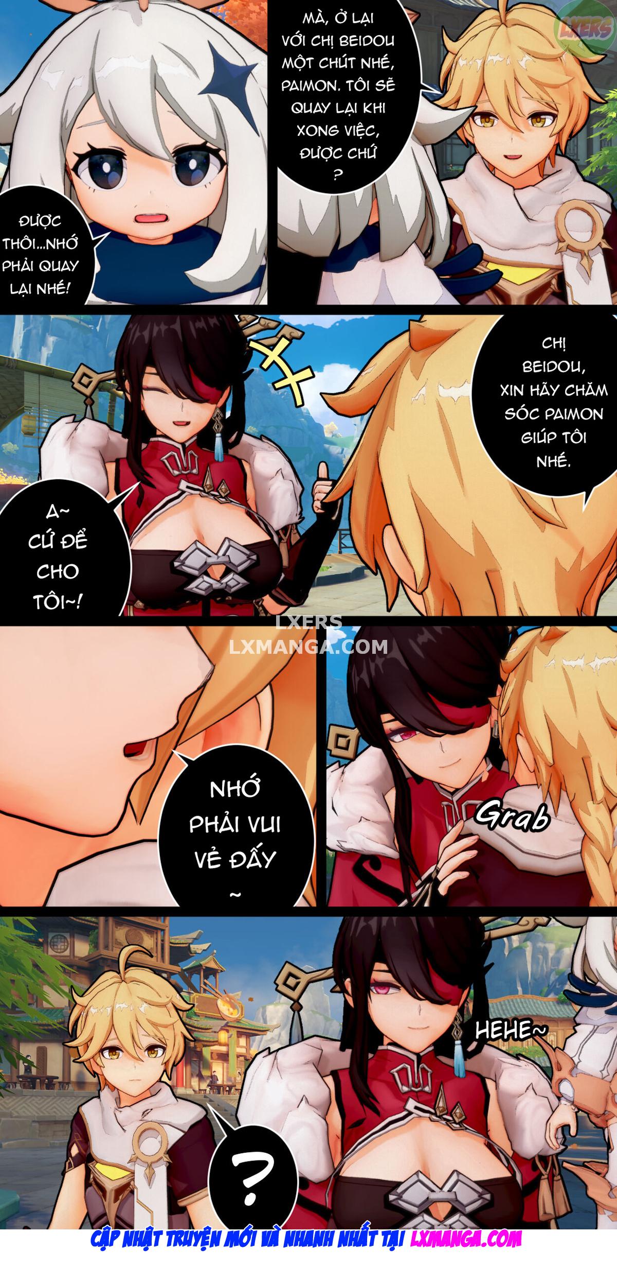 Đọc truyện hentai Lời tri ân đặc biệt của Ningguang - Oneshot