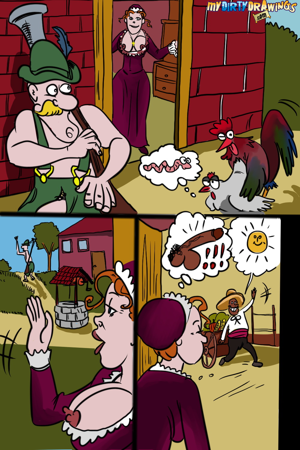 Đọc truyện hentai Red Riding Hoe - Artist CG