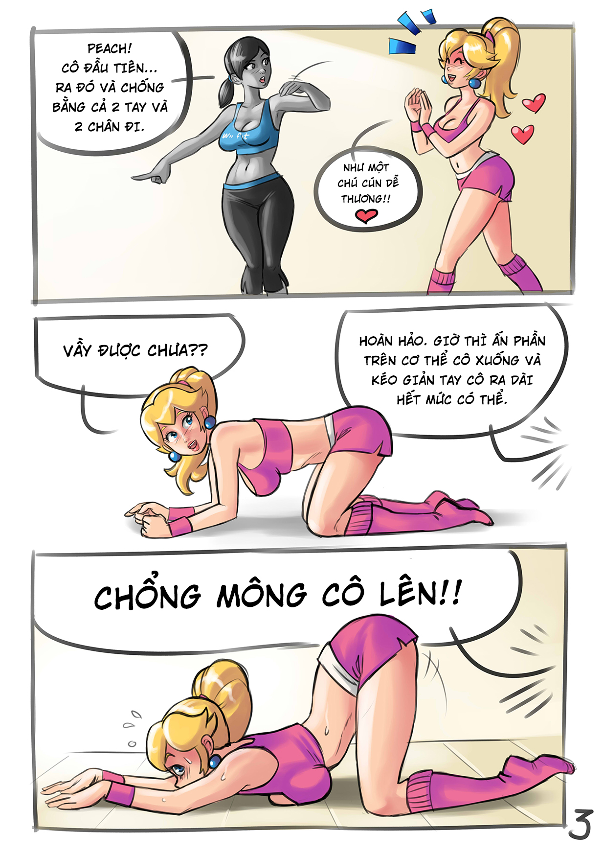 Đọc truyện hentai Lớp học yoga của các nhân vật game Wii - Oneshot