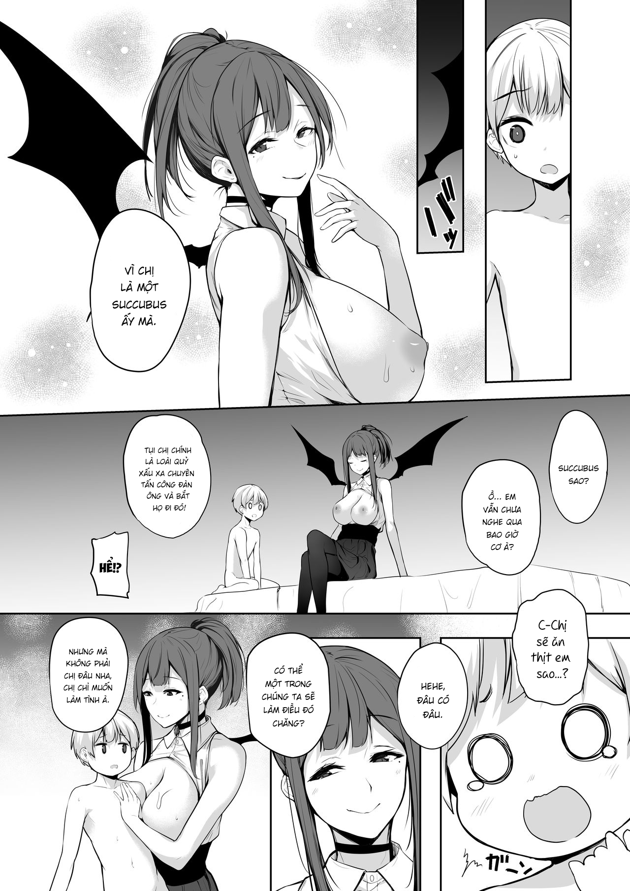 Đọc truyện hentai Dòng sữa Succubus - Oneshot
