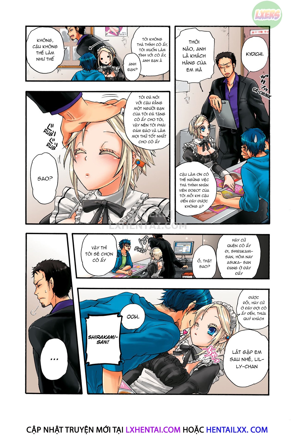 Đọc truyện hentai Robot thú cưng Lilly - Chap 8