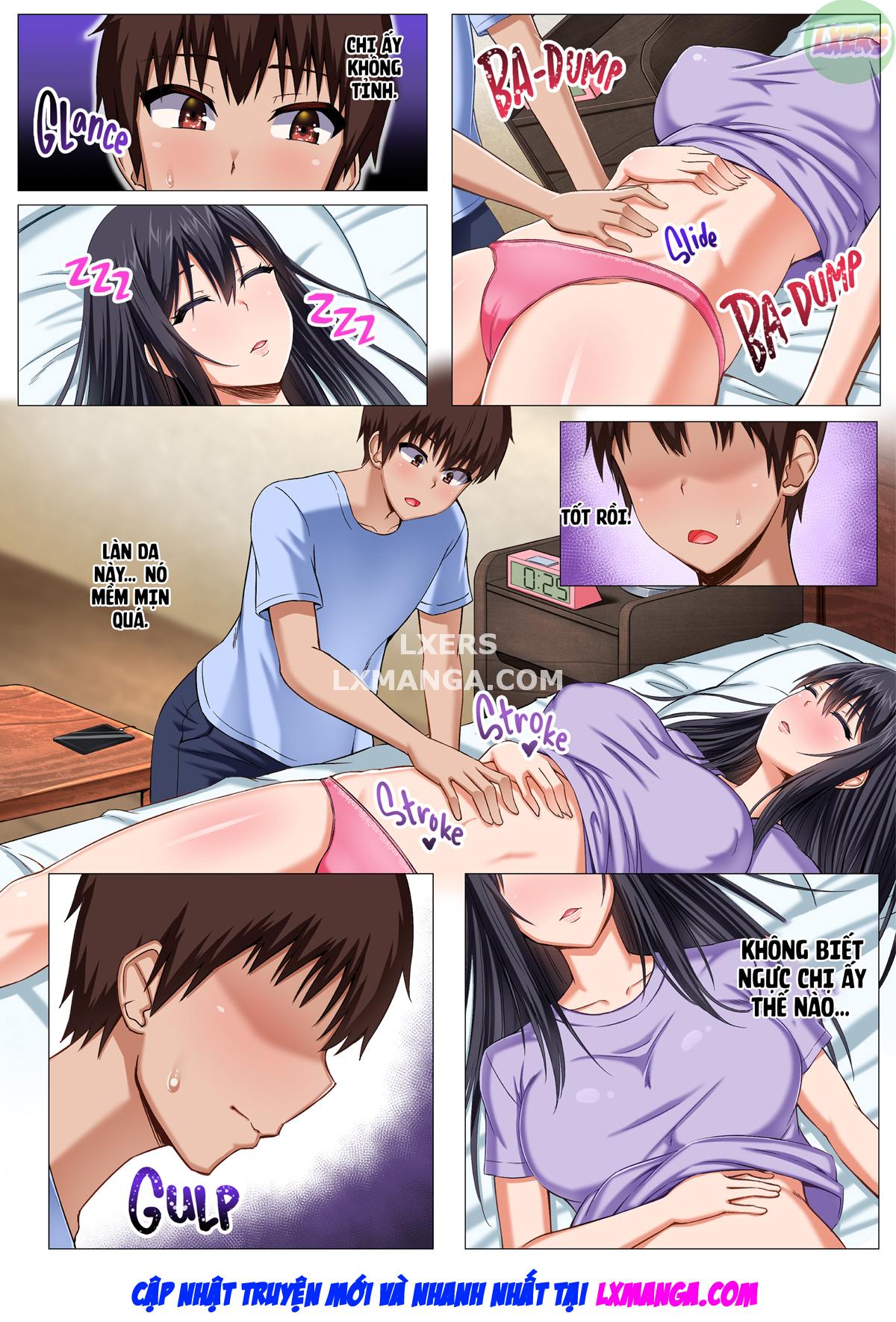 Đọc truyện hentai Cậu học sinh may mắn và cô gia sư xinh đẹp - Oneshot
