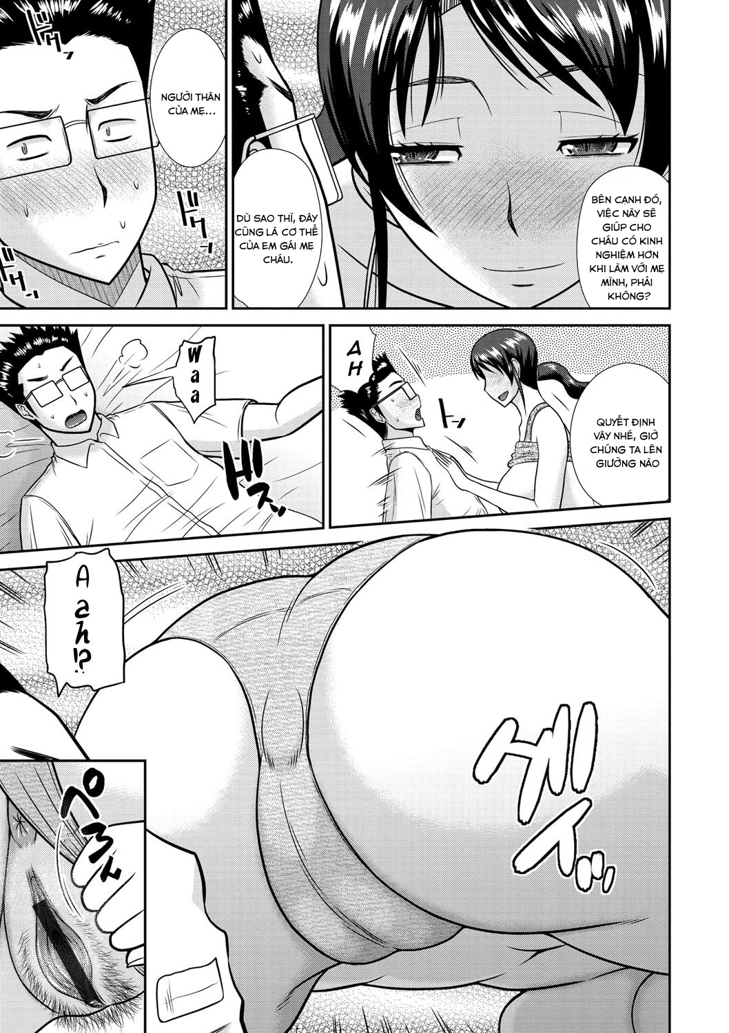 Đọc truyện hentai Haha Shimai Donburi - Chap 1