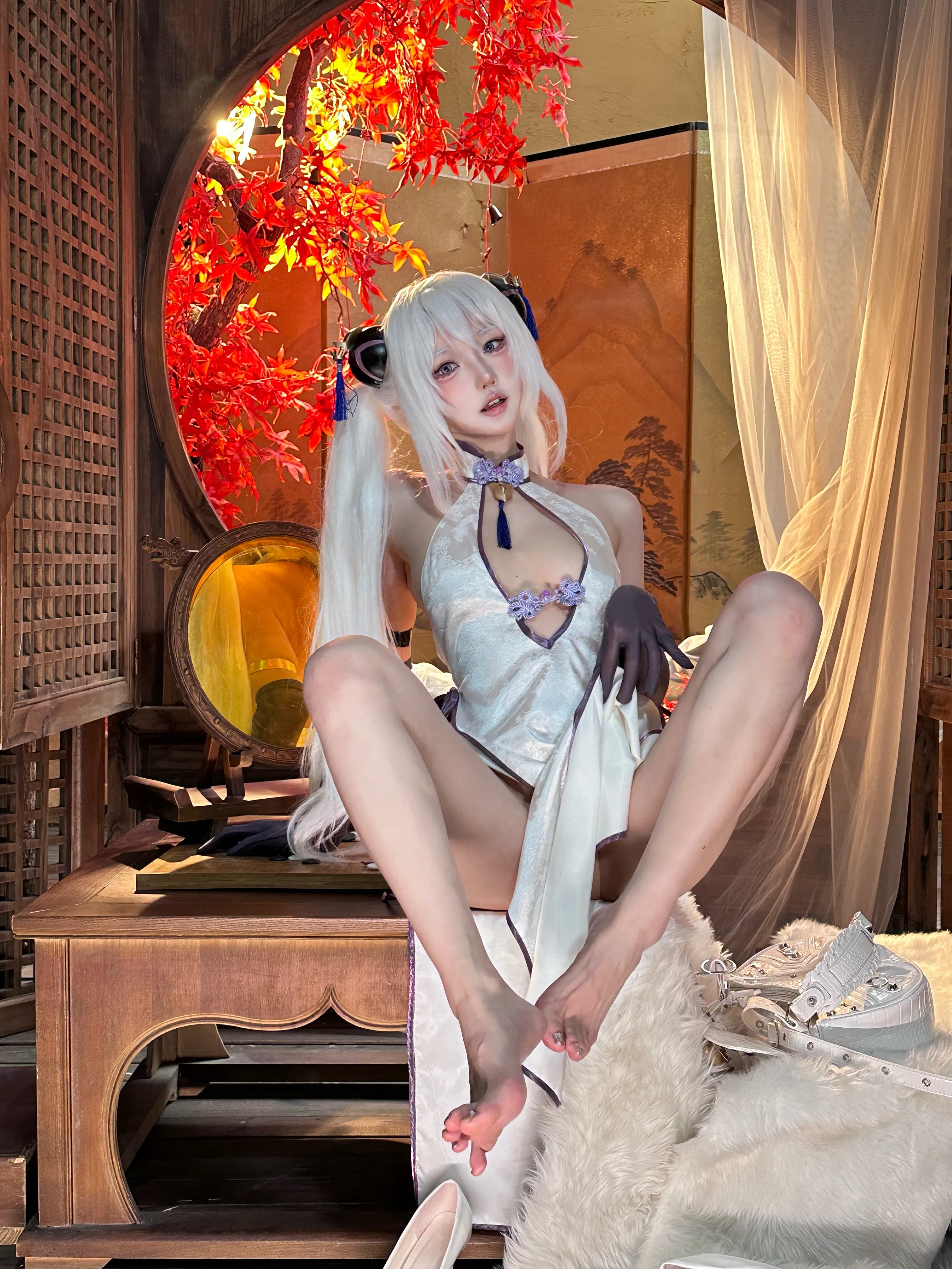 Đọc truyện hentai Tuyển tập Albums siêu phẩm Cosplay - Chap 967 - A Bao is also a bunny girl. Azur Lane. Qi Ershazhi