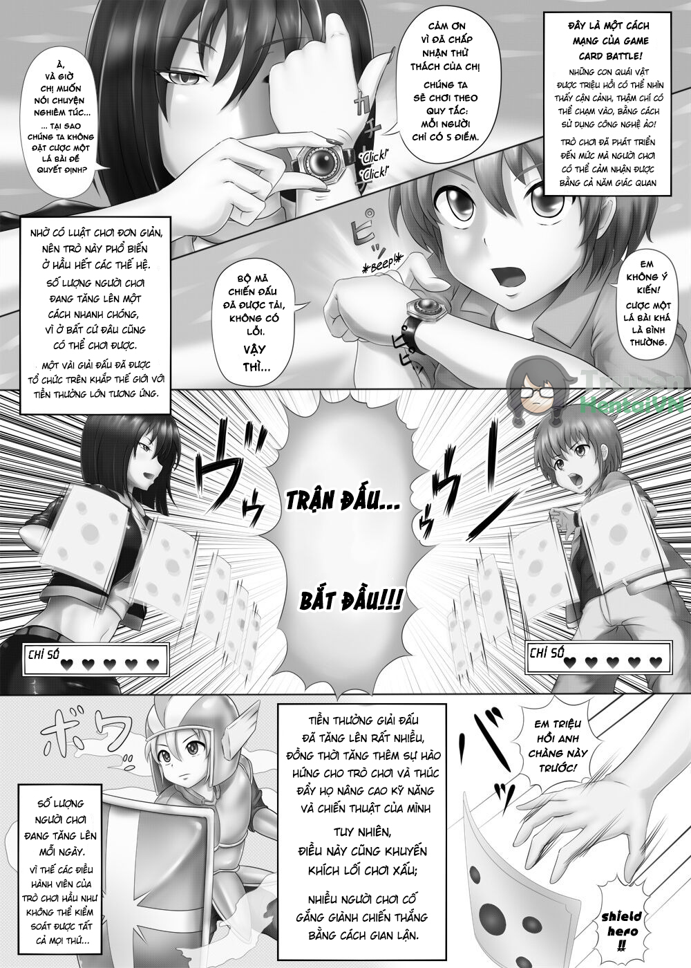 Đọc truyện hentai Lust Card (Card Battle de Monster Musume ni Okasareru Goudoushi 1 Nettou Hen) - Oneshot