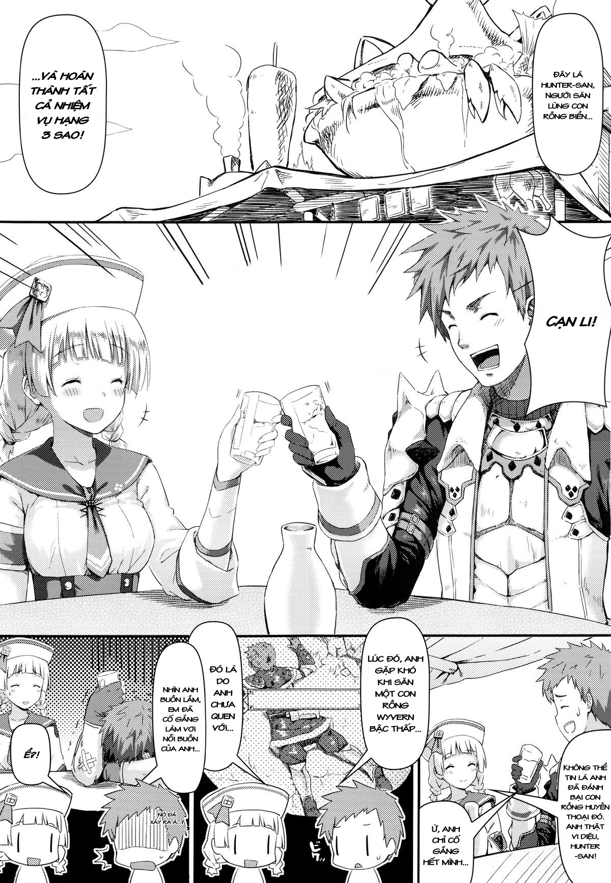 Đọc truyện hentai Kinkyuu Quest - Oneshot không che