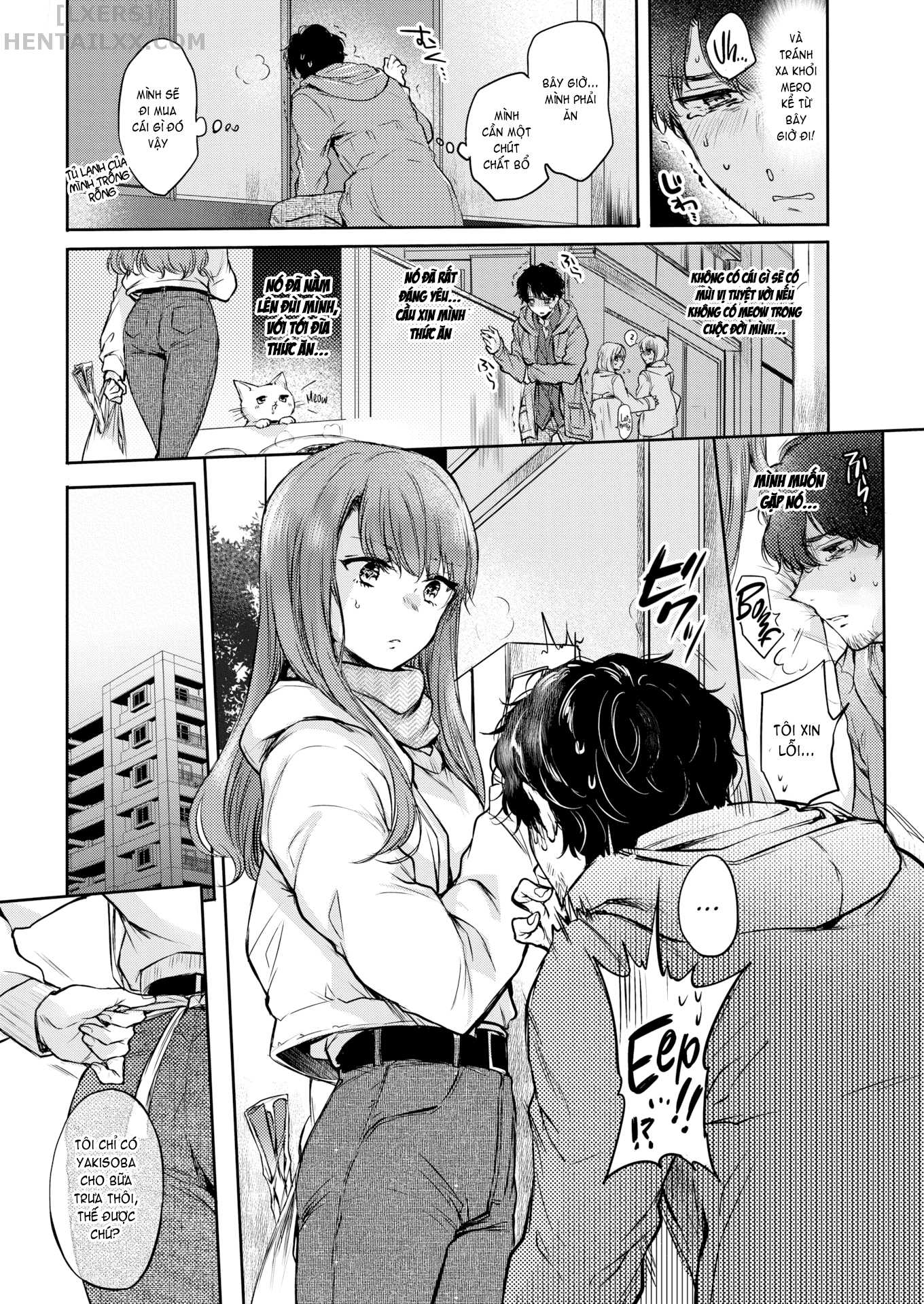 Đọc truyện hentai Kitty Petting Love - Oneshot