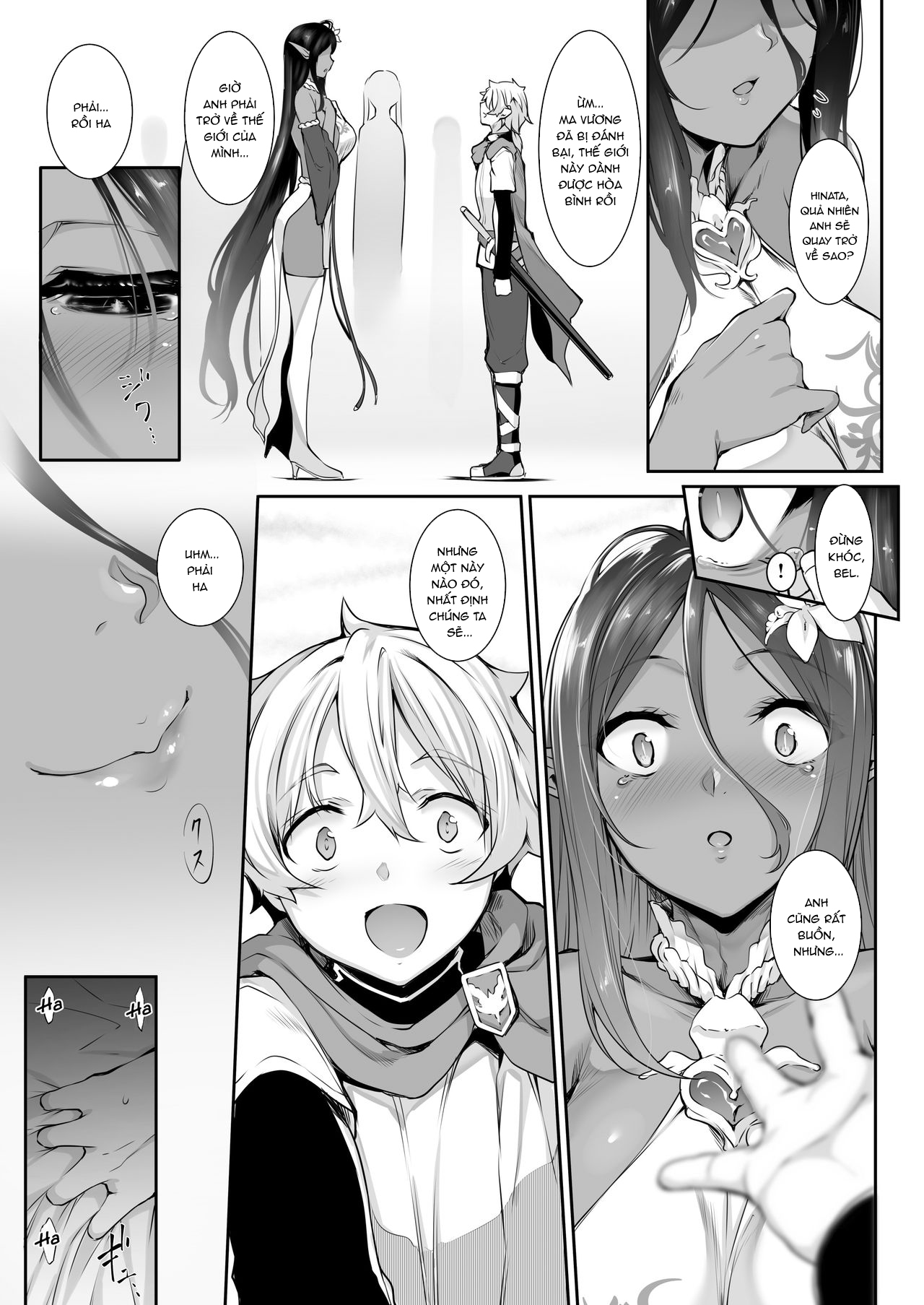 Đọc truyện hentai Cô nàng Dark Elf vì quá yêu tôi mà theo đuổi tôi từ thế giới khác - Chap 1