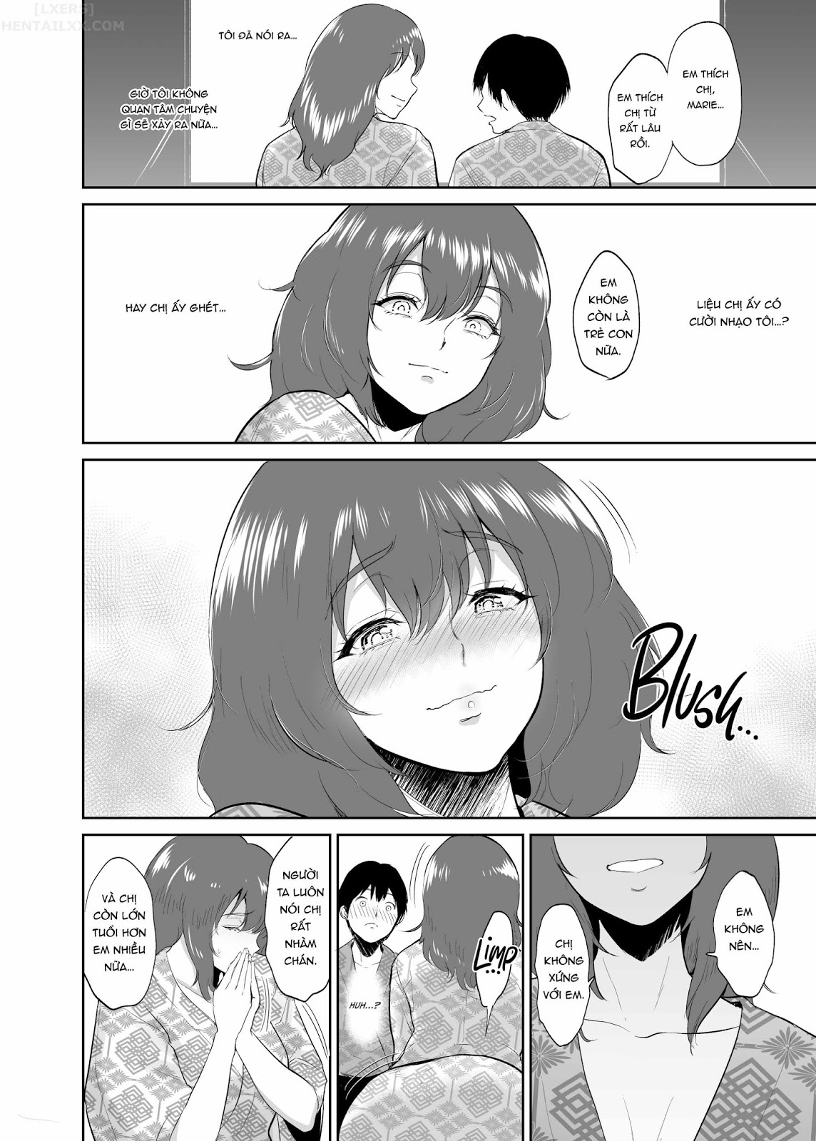 Đọc truyện hentai Hot Springs with Ms. Marie - Oneshot