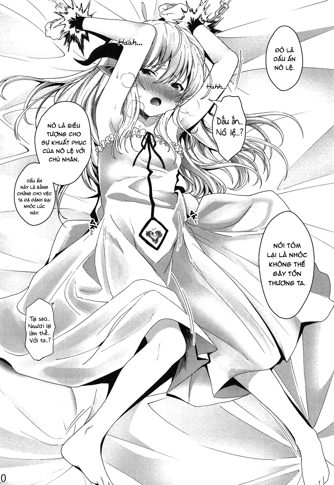 Đọc truyện hentai Yuusha no Dorei Inmon ga Maou no Musume o Youshanaku Osou! - Oneshot