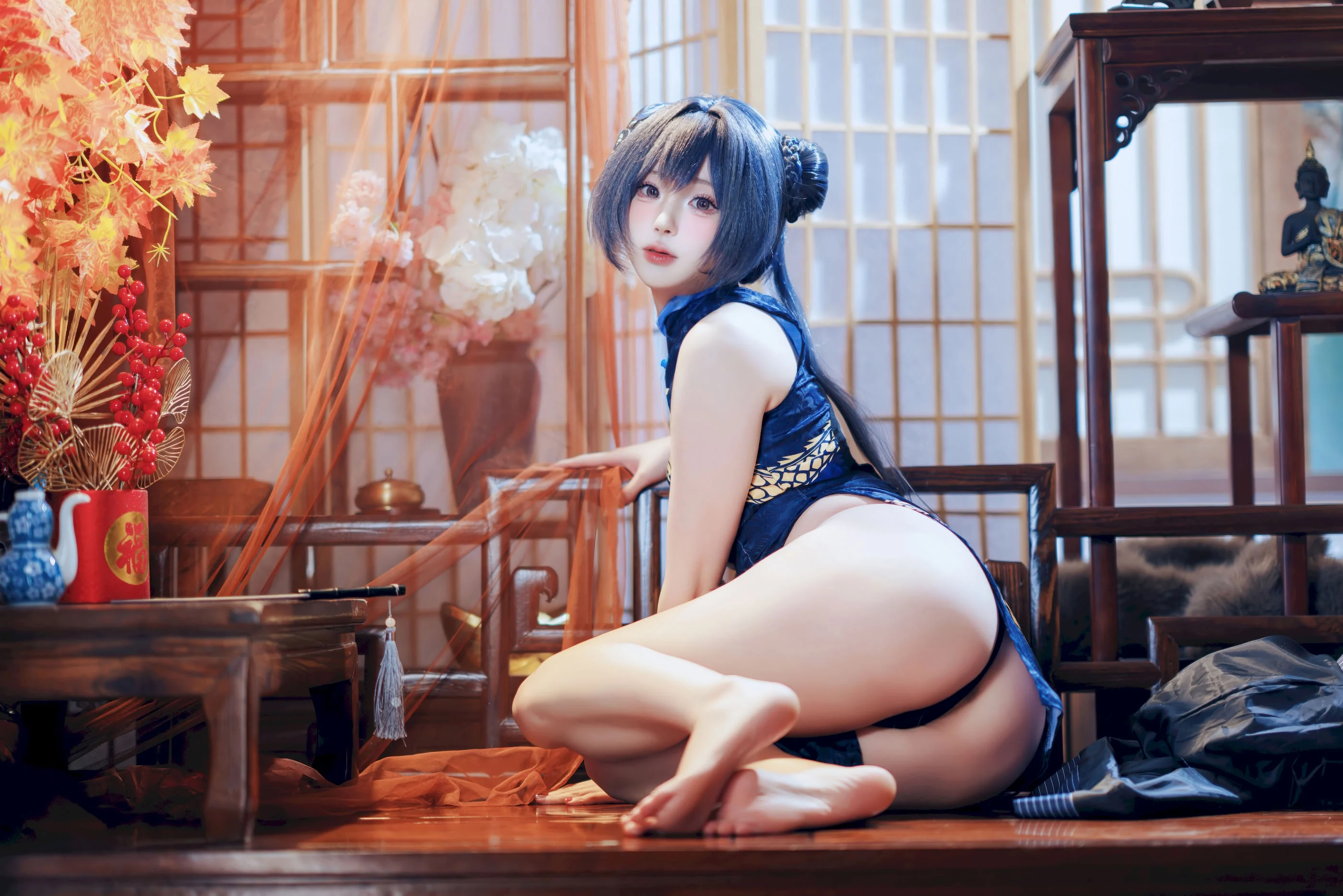 Đọc truyện hentai Tuyển tập Albums siêu phẩm Cosplay - Chap 1410 - Saionji Minamika, Azure Archives, Hime Saki