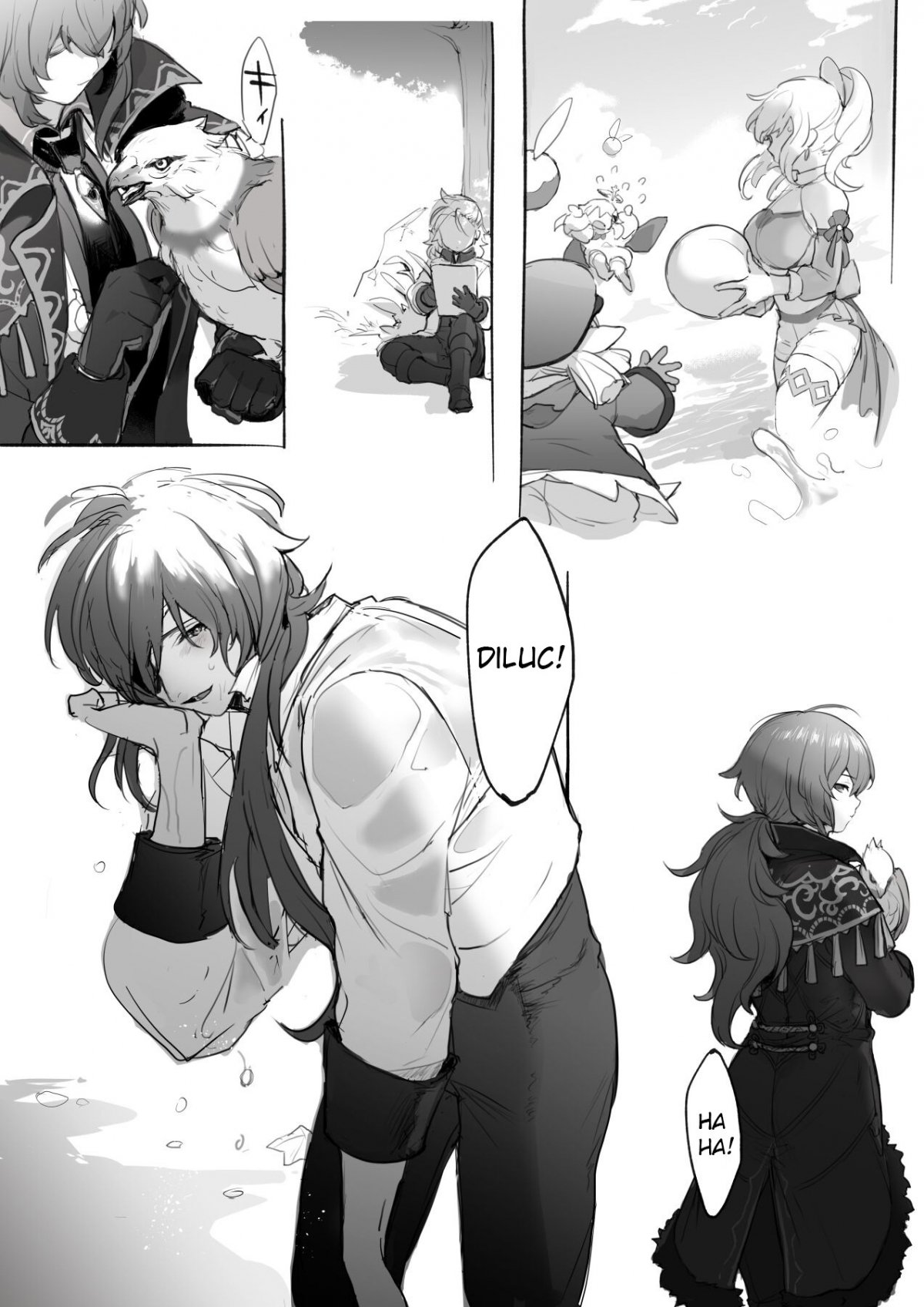 Đọc truyện hentai Đôi bạn thân Kaeya & Diluc Wa - Oneshot