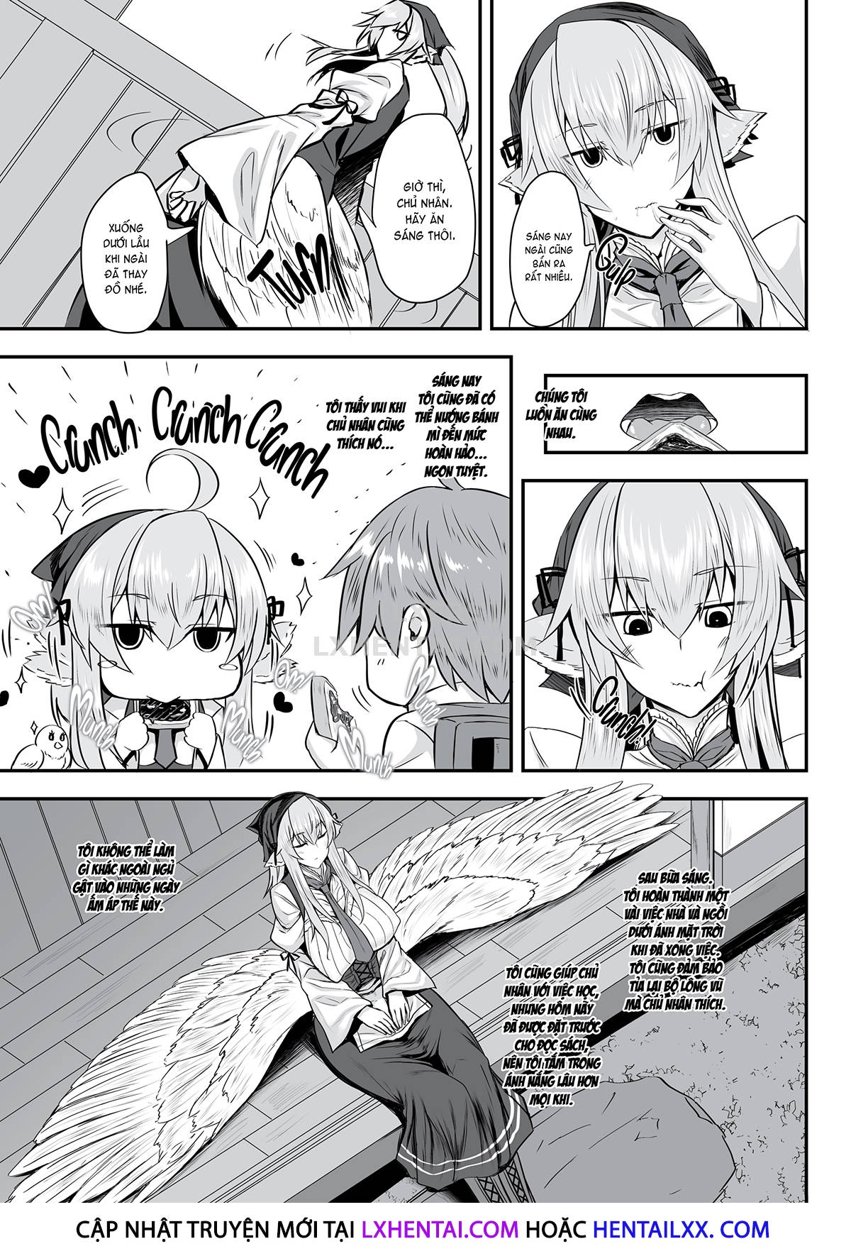 Đọc truyện hentai Feathery Maid Miss Yachiyo - Oneshot