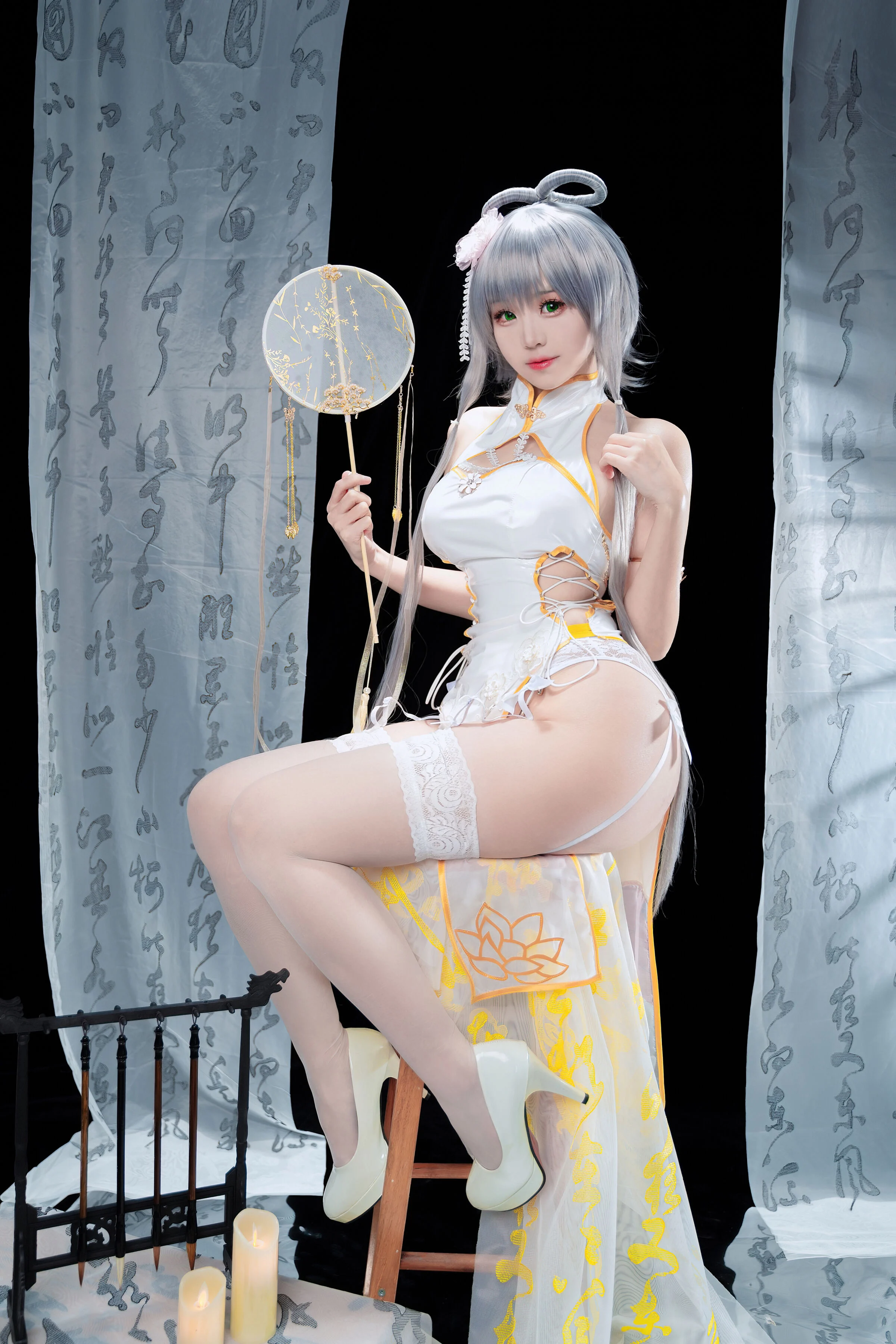 Đọc truyện hentai Tuyển tập Albums siêu phẩm Cosplay - Chap 366 - miko sauce ww - Luo Tianyi cheongsam