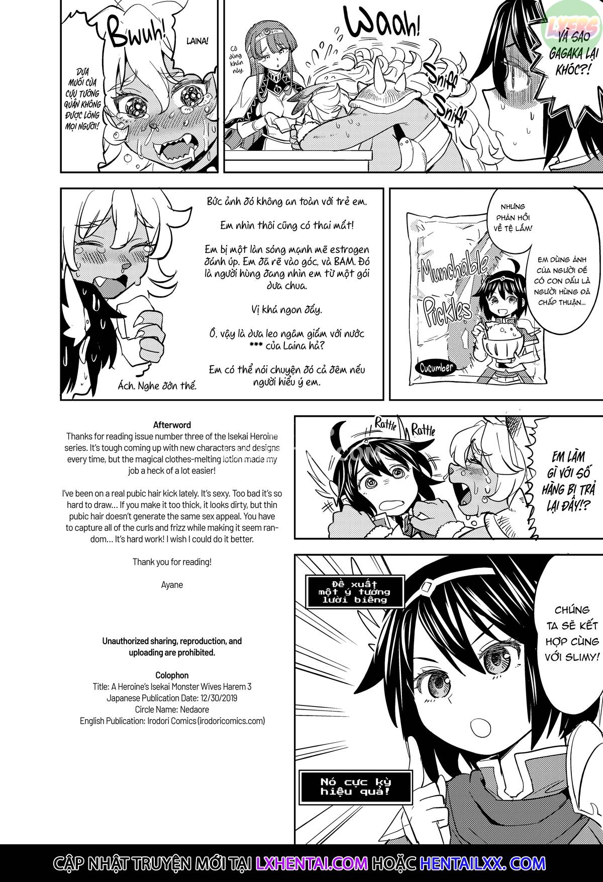 Đọc truyện hentai Tái sinh thành một nữ anh hùng có 5 người vợ quỷ - Chap 3