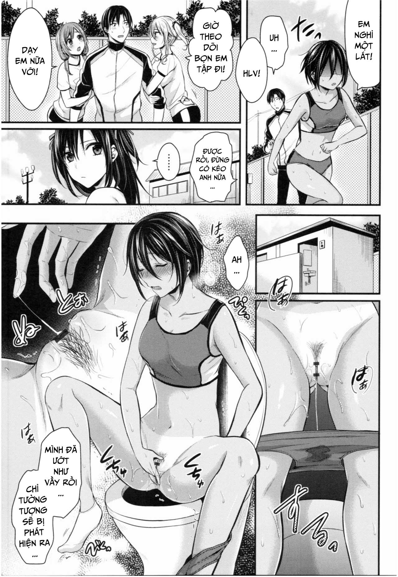 Đọc truyện hentai Joshi Rikujoubu Harem Training - Chap 3