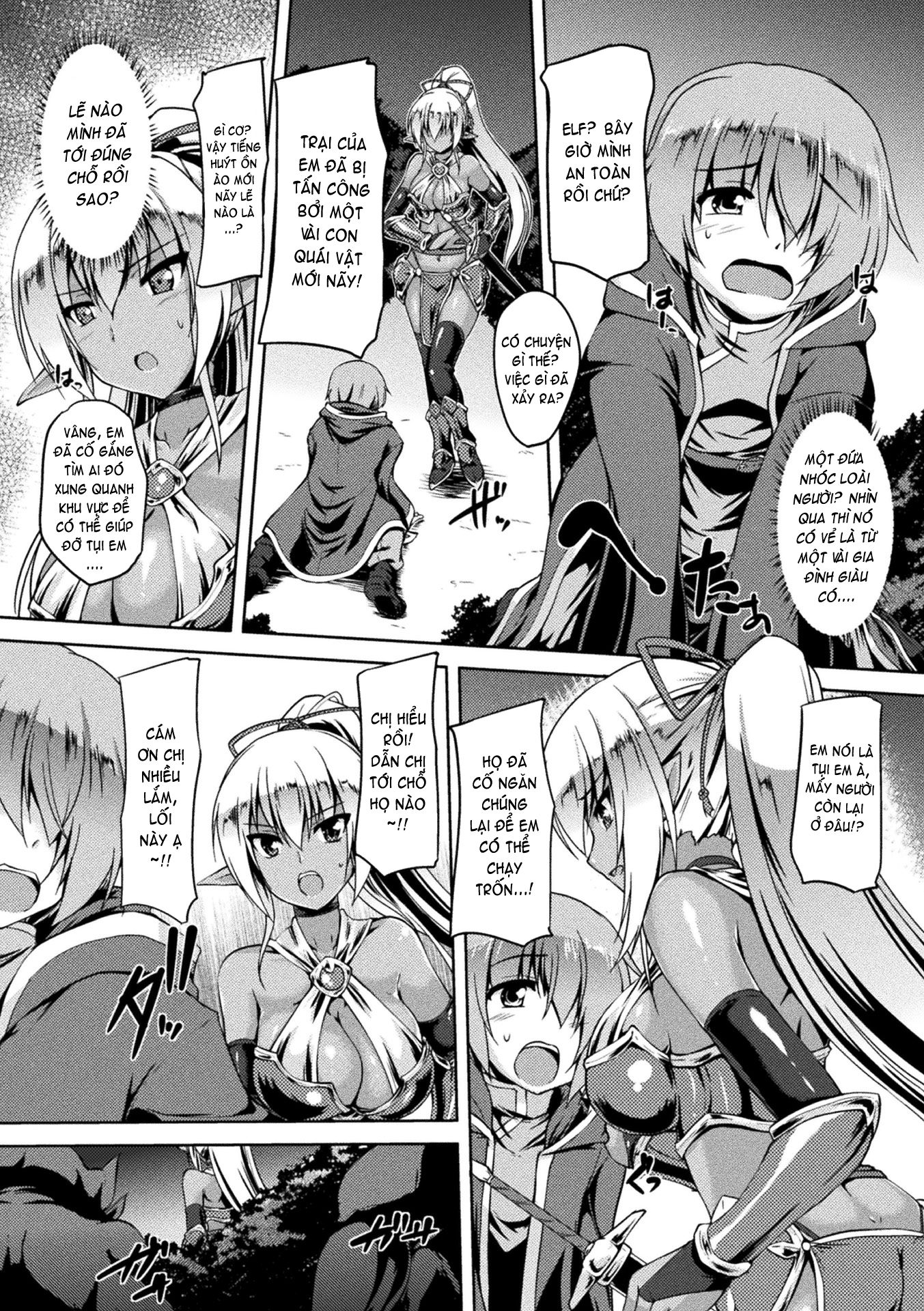 Đọc truyện hentai Gang-Raped Dark Elf - Oneshot
