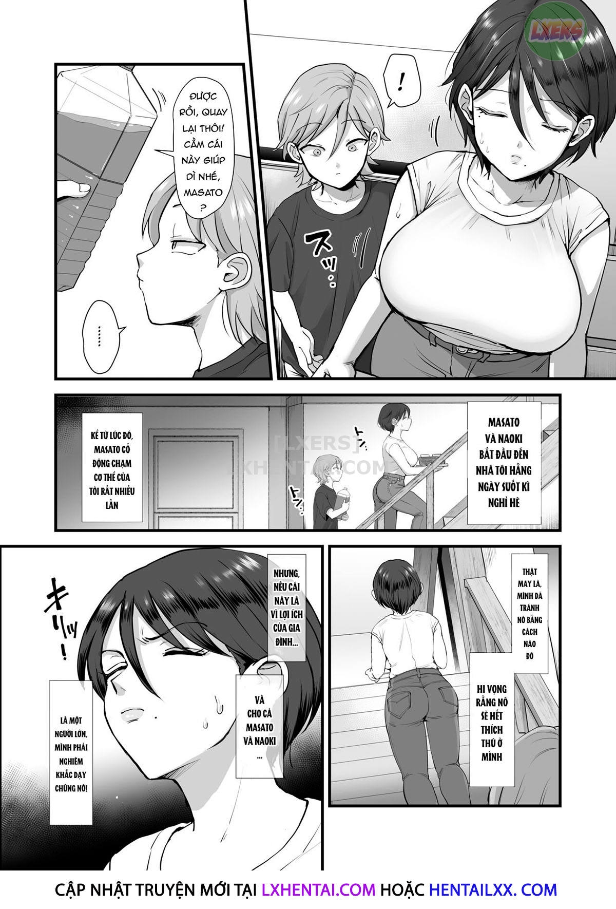 Đọc truyện hentai A Narrow-Eyed Gentle Big-Breasted Mama - Chap 2