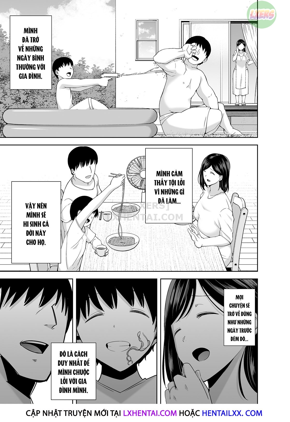 Đọc truyện hentai Natsuzuma ~Natsu, Ryokan, Nanpa Otoko-Tachi Ni Ochita Tsuma~ - Chap 3 - Không che