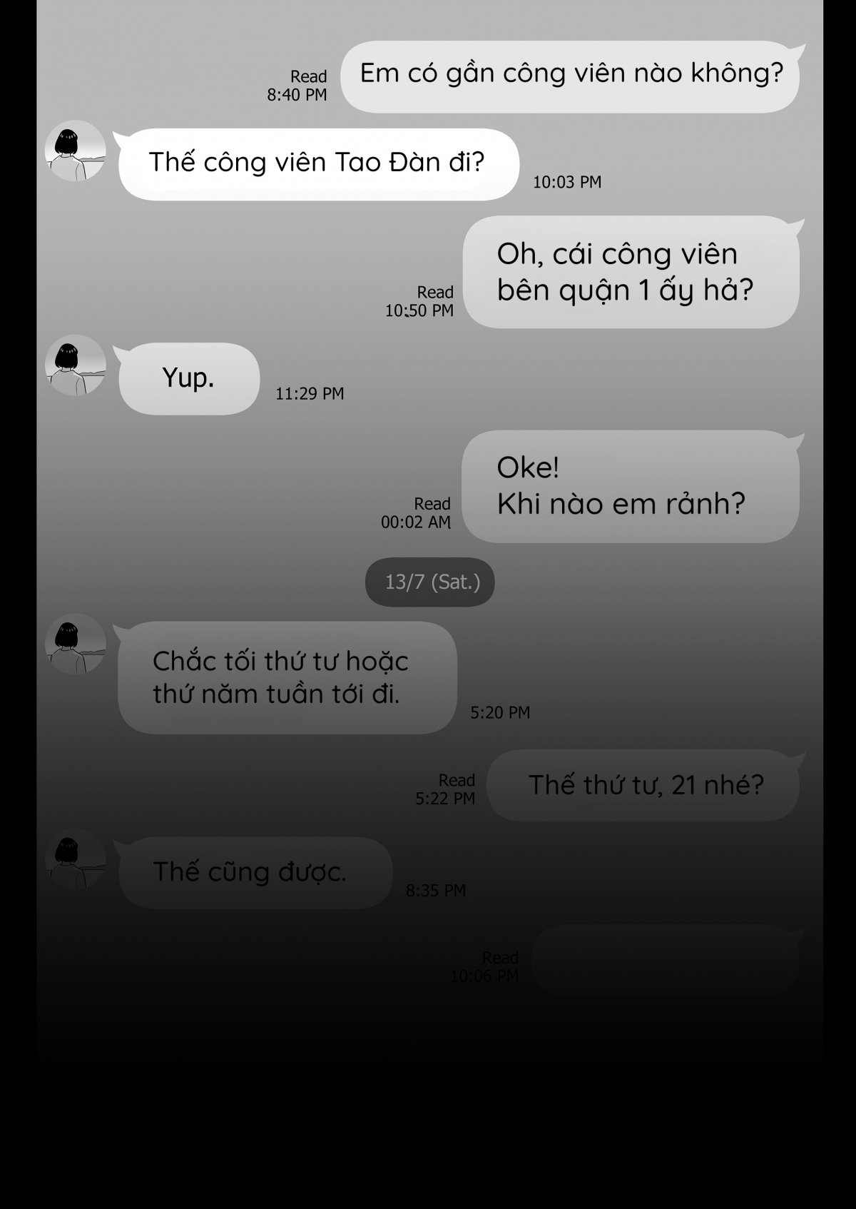Đọc truyện hentai Lướt Tinder, Tôi chịch luôn vợ người ta. - Oneshot [Không che]