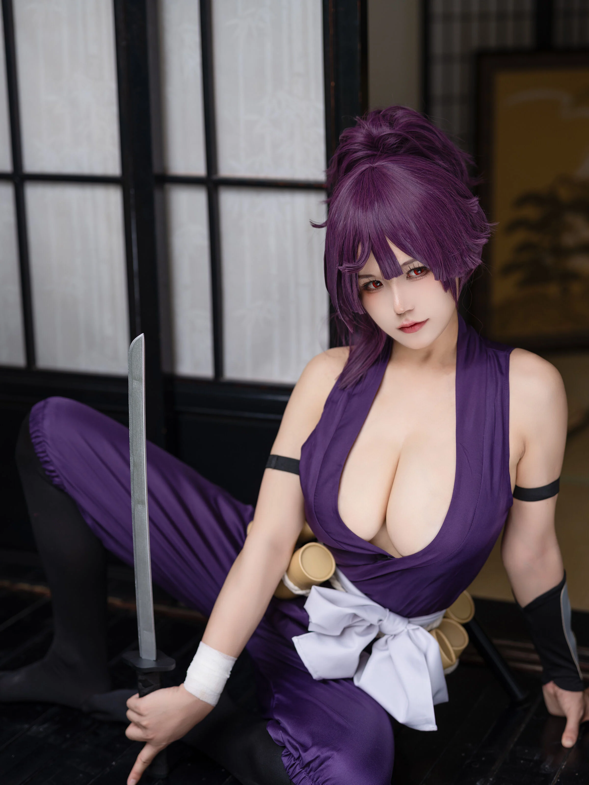 Đọc truyện hentai Tuyển tập Albums siêu phẩm Cosplay - Chap 233 - Ogura Chiyo w - Yuzuriha hell raku gang