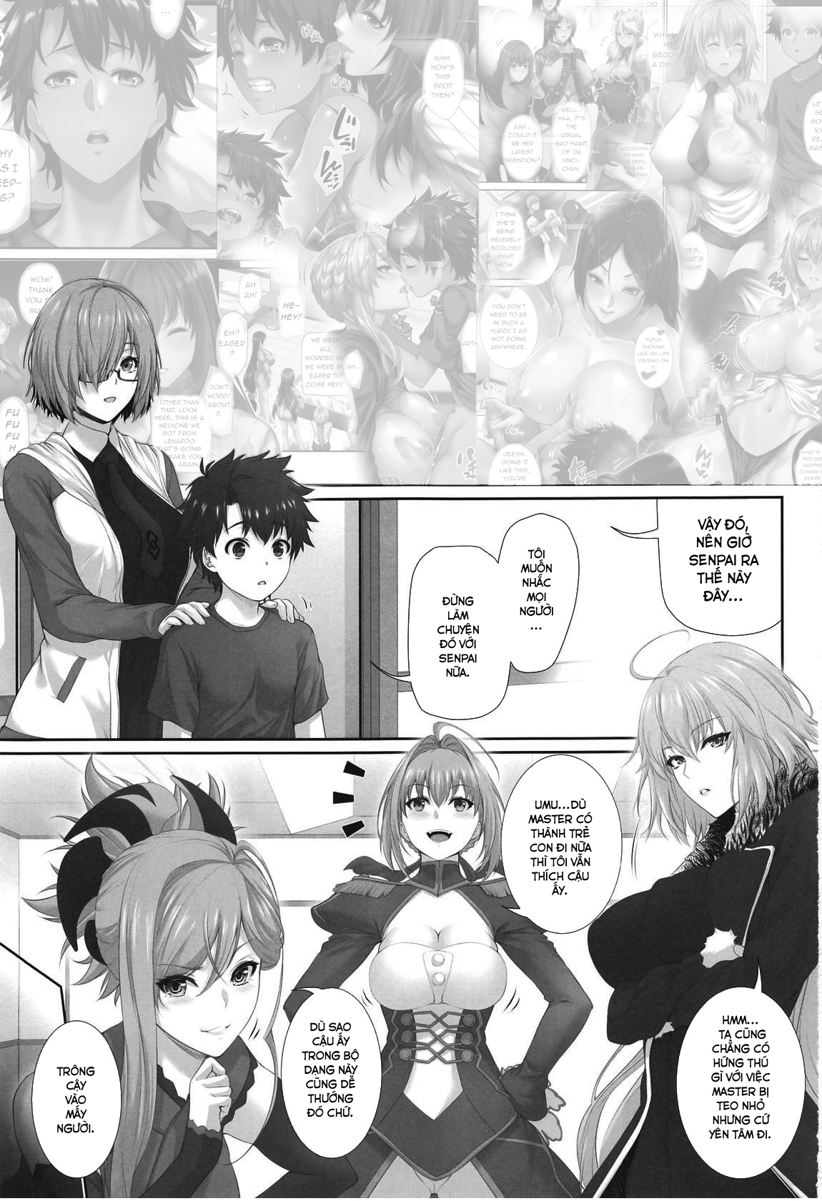 Đọc truyện hentai Ritsuka-kun no Sainan? Nerawareta Kohitsuji!! (Fate/Grand Order) - Chap 2