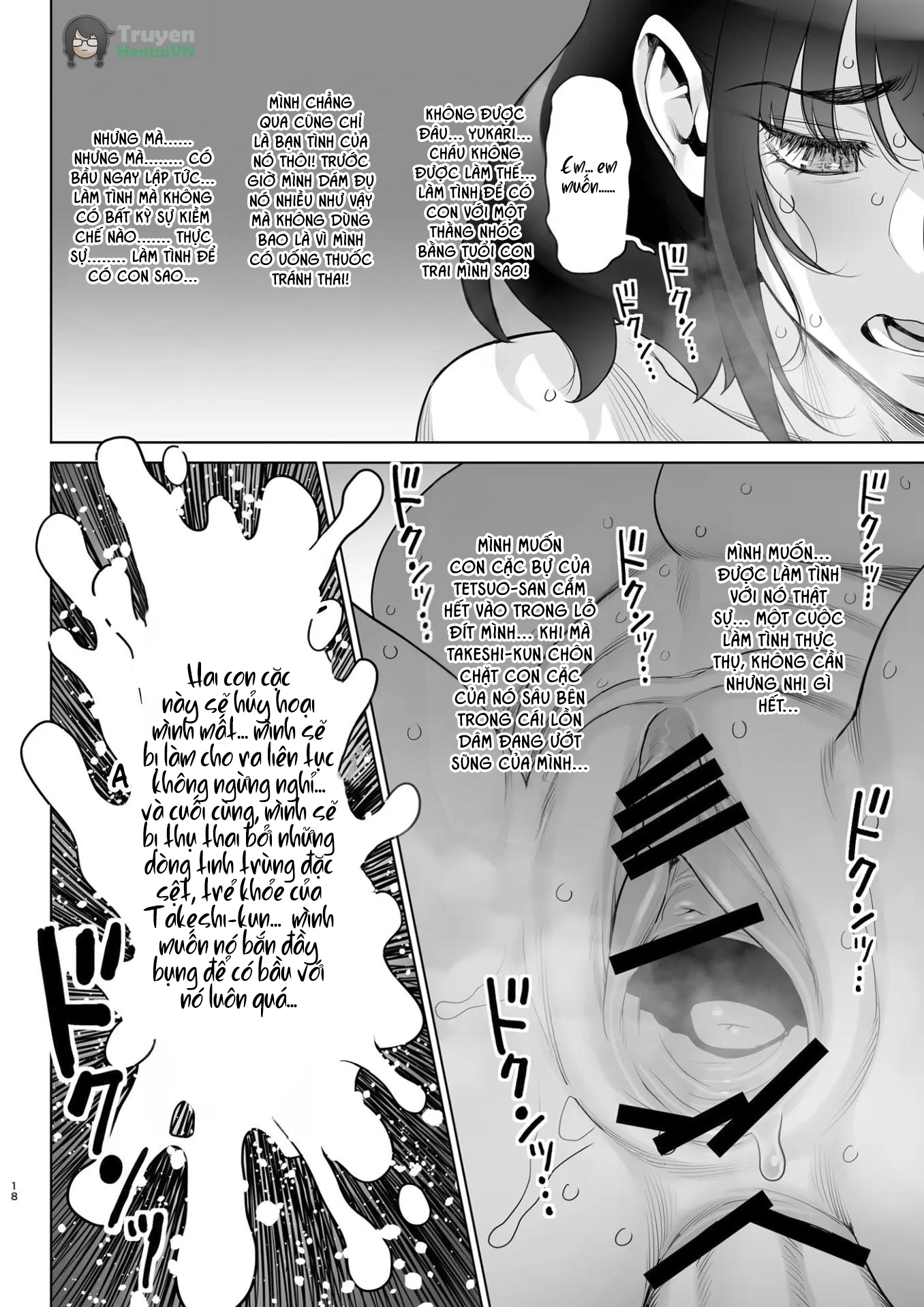 Đọc truyện hentai Bijin Tsuma Makimura Yukari Series 7 - Musuko no Doukyuusei to Otto Kounin Haramase - Oneshot