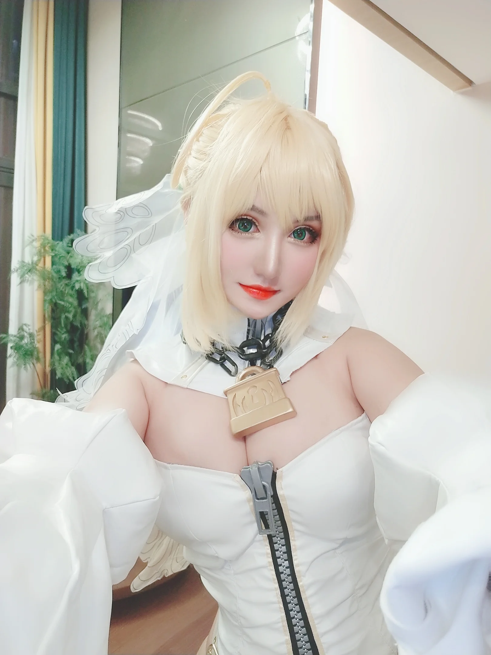 Đọc truyện hentai Tuyển tập Albums siêu phẩm Cosplay - Chap 446 - Summer Pigeon - Nero Bride