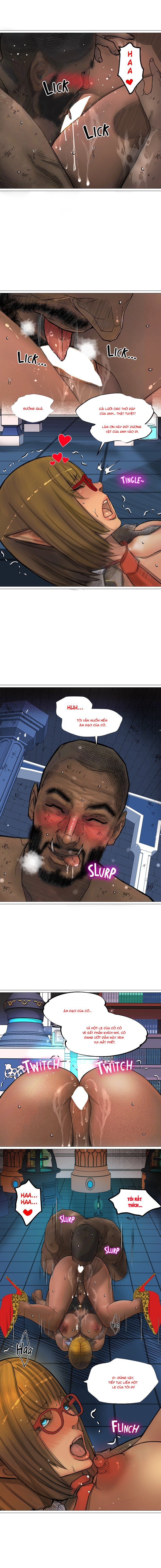 Đọc truyện hentai Nữ Hoàng Dark Elf Và Nô Lệ Orc - Chap 16