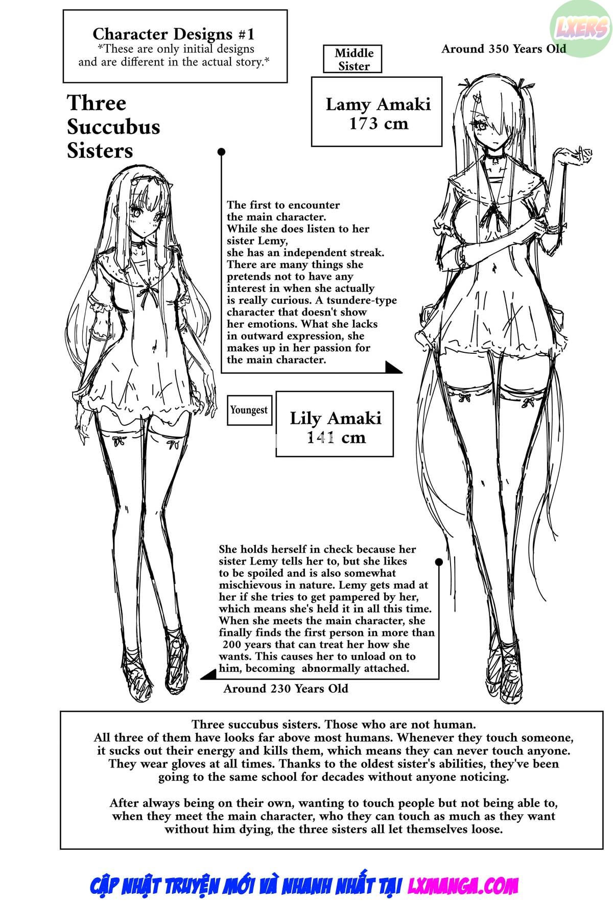 Đọc truyện hentai Vắt kiệt tinh trùng cùng ba chị em Succubus - Chap 1