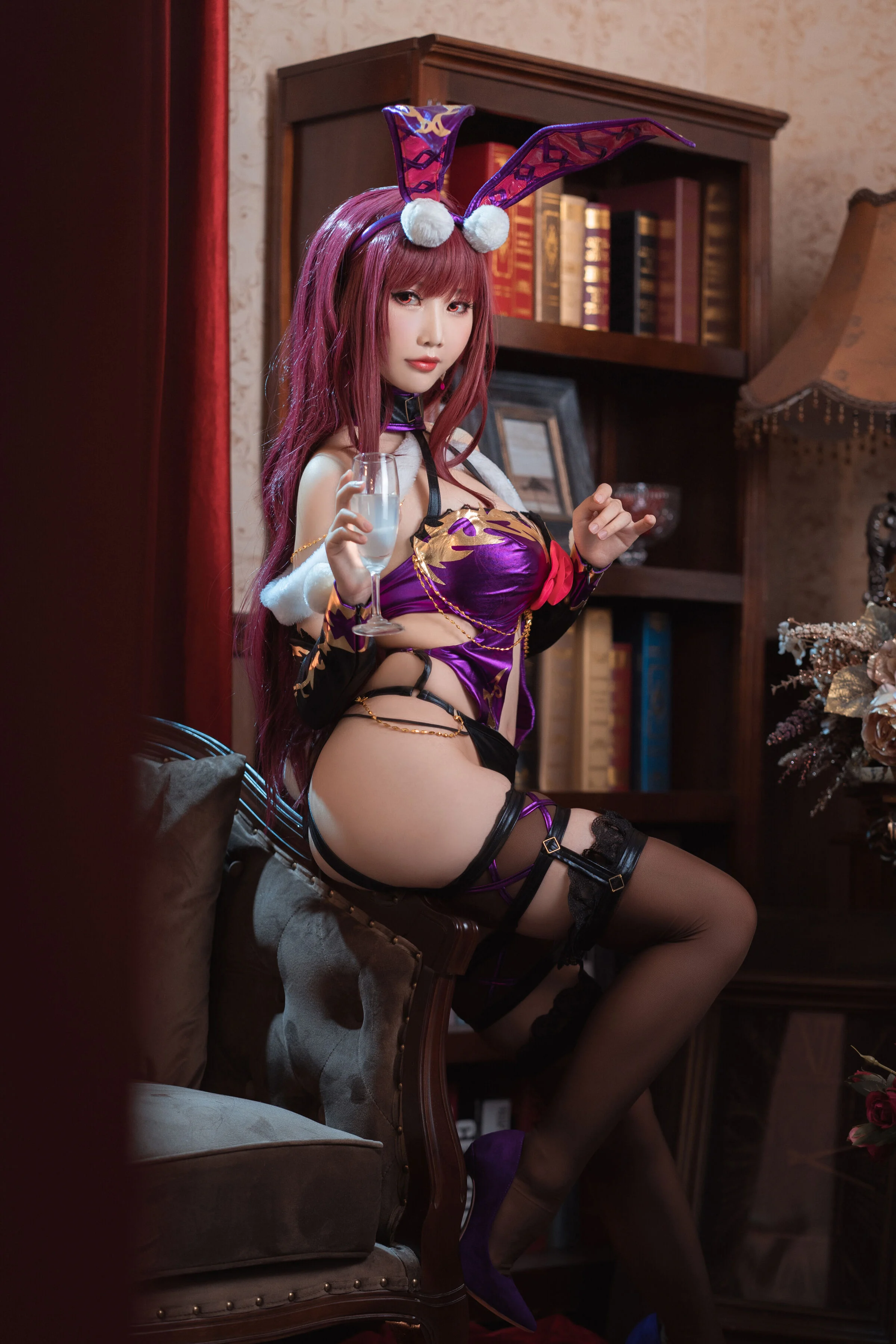 Đọc truyện hentai Tuyển tập Albums siêu phẩm Cosplay - Chap 80 - Pancake Fairy số 093 Cô gái thỏ Scathach
