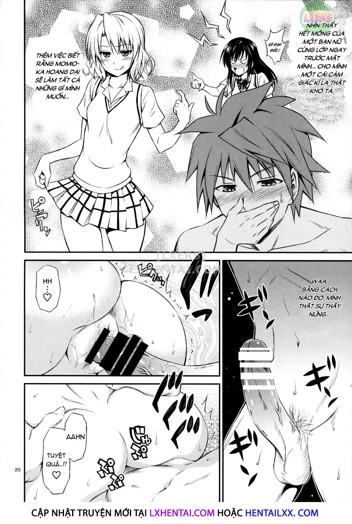 Đọc truyện hentai Momioka's Horniness - Oneshot